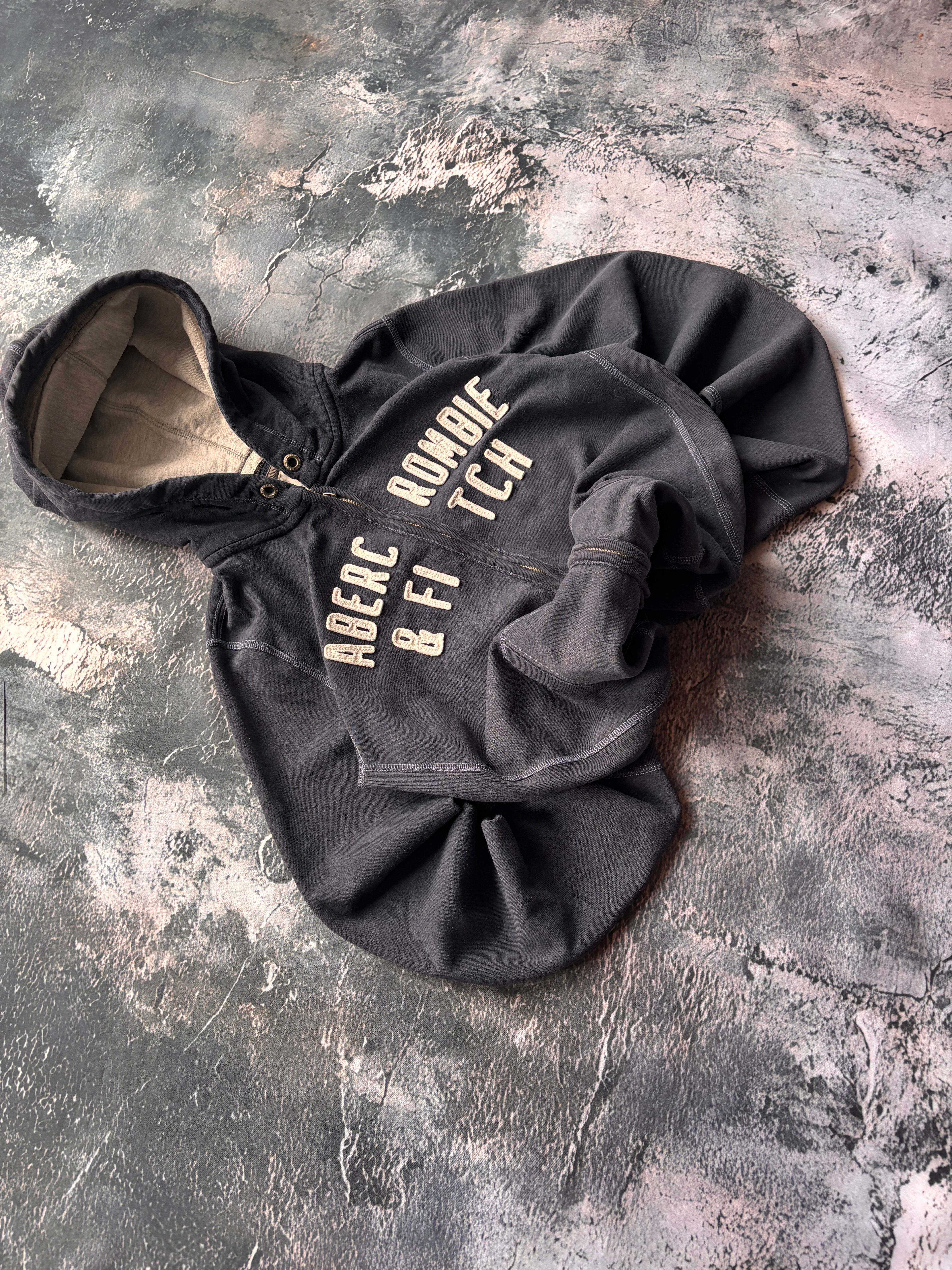 BLUZA ZIP HOODIE ABR VINTAGE RETRO 90S