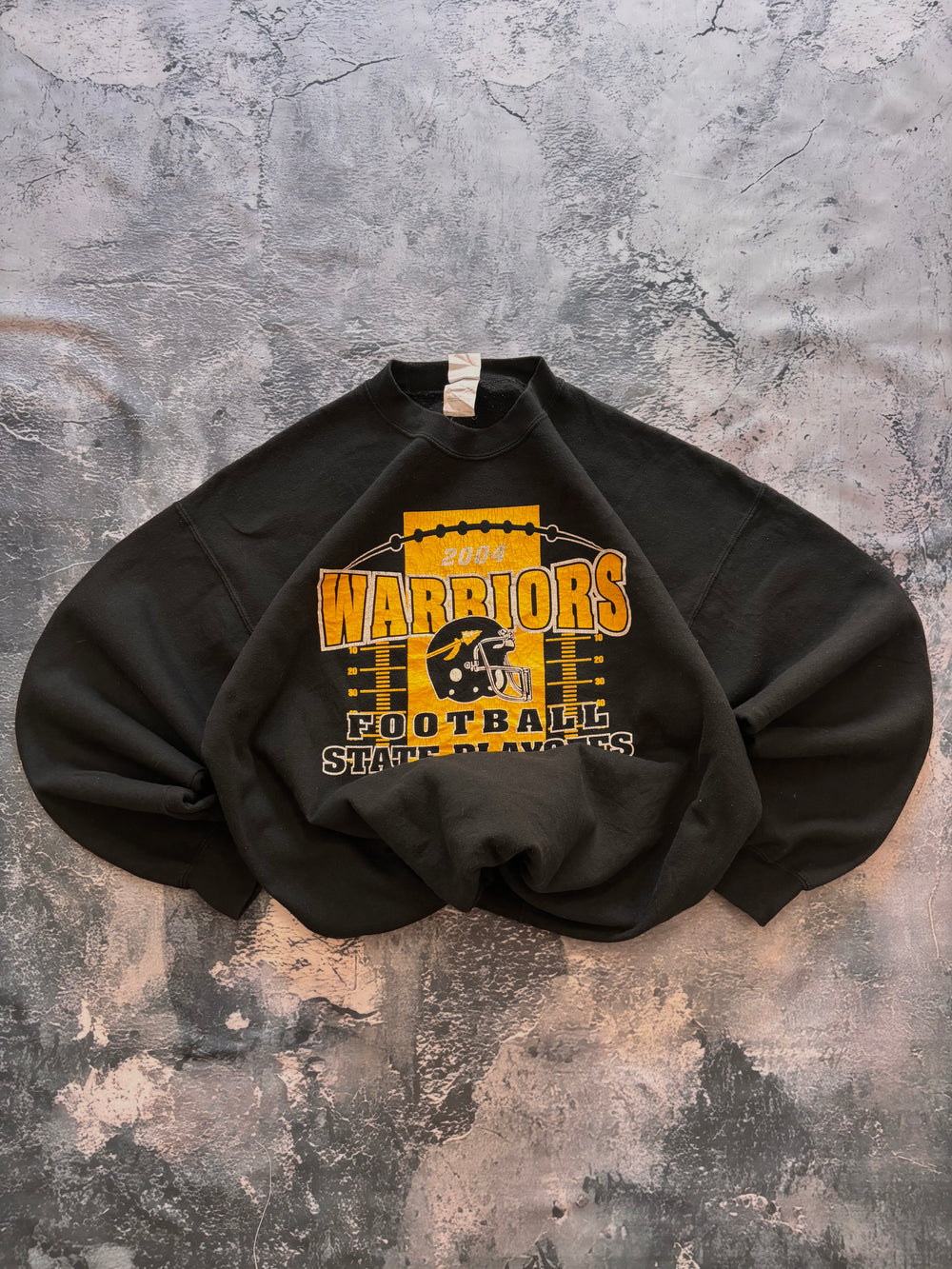 bluza czarna WARRIORS 2004 oversize