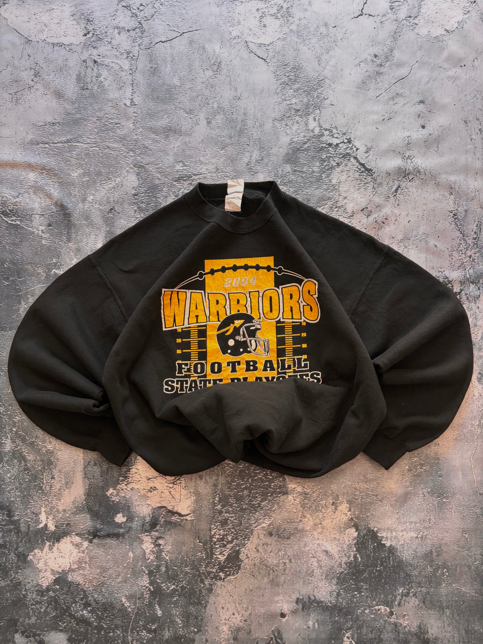 bluza czarna WARRIORS 2004 oversize