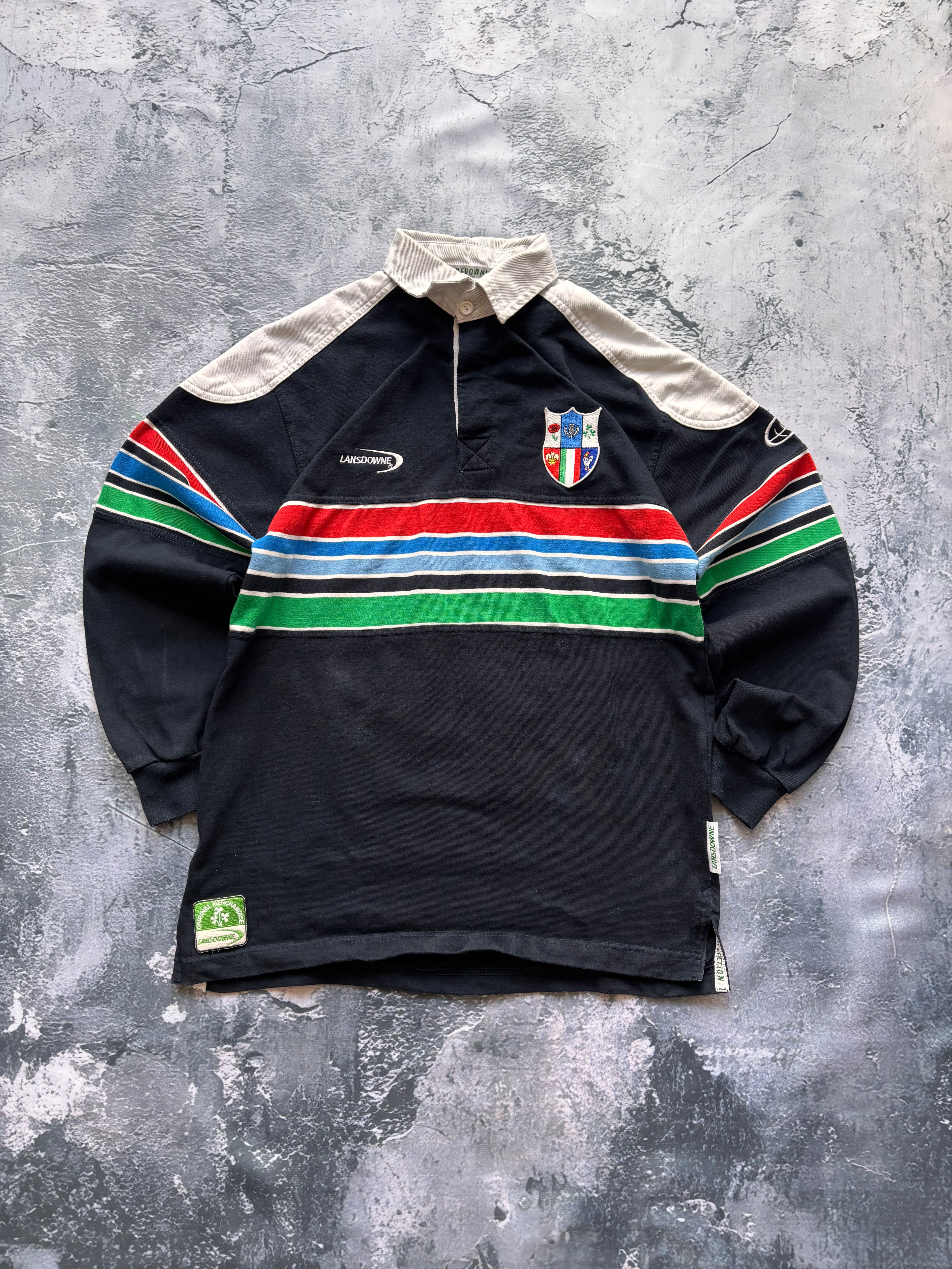 koszulka longsleeve vintage haft multicolor