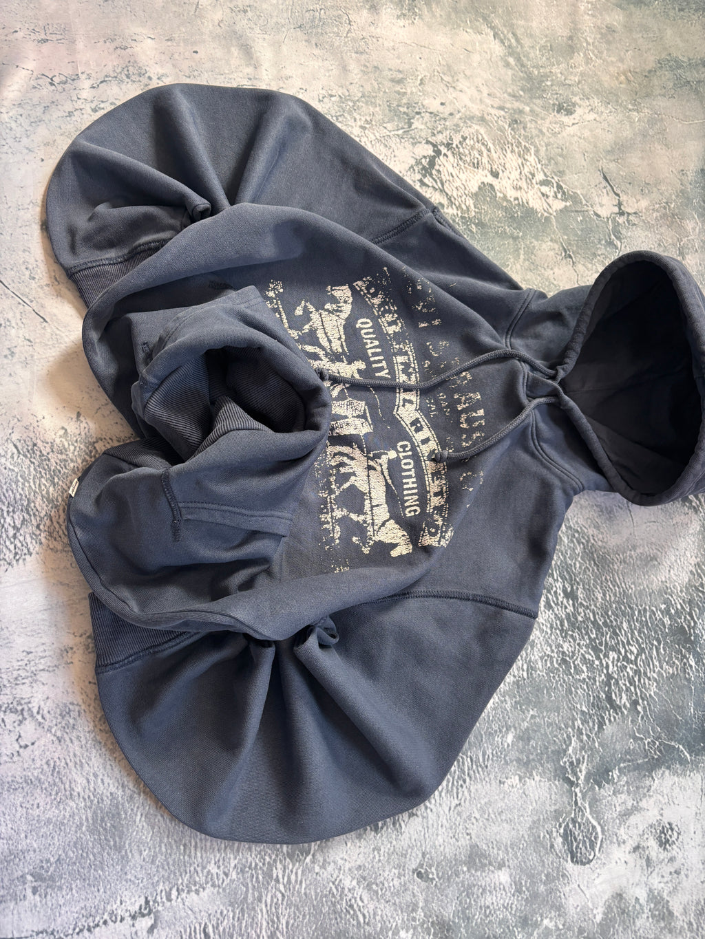 Bluza hoodie granatowa LEVIS retro american streetwear
