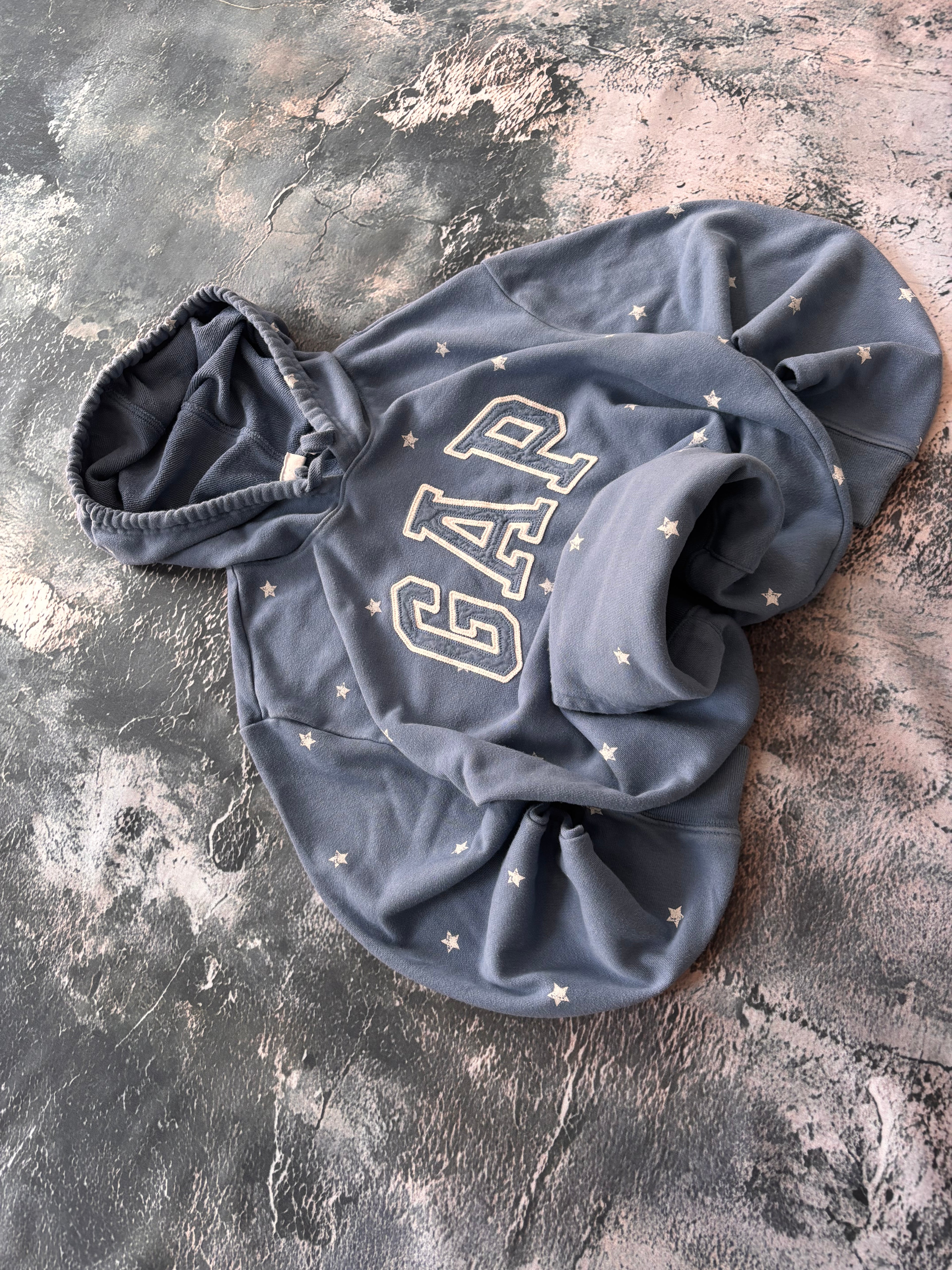 Bluza hoodie Gap y2k w gwiazdki retro vintage american streetwear