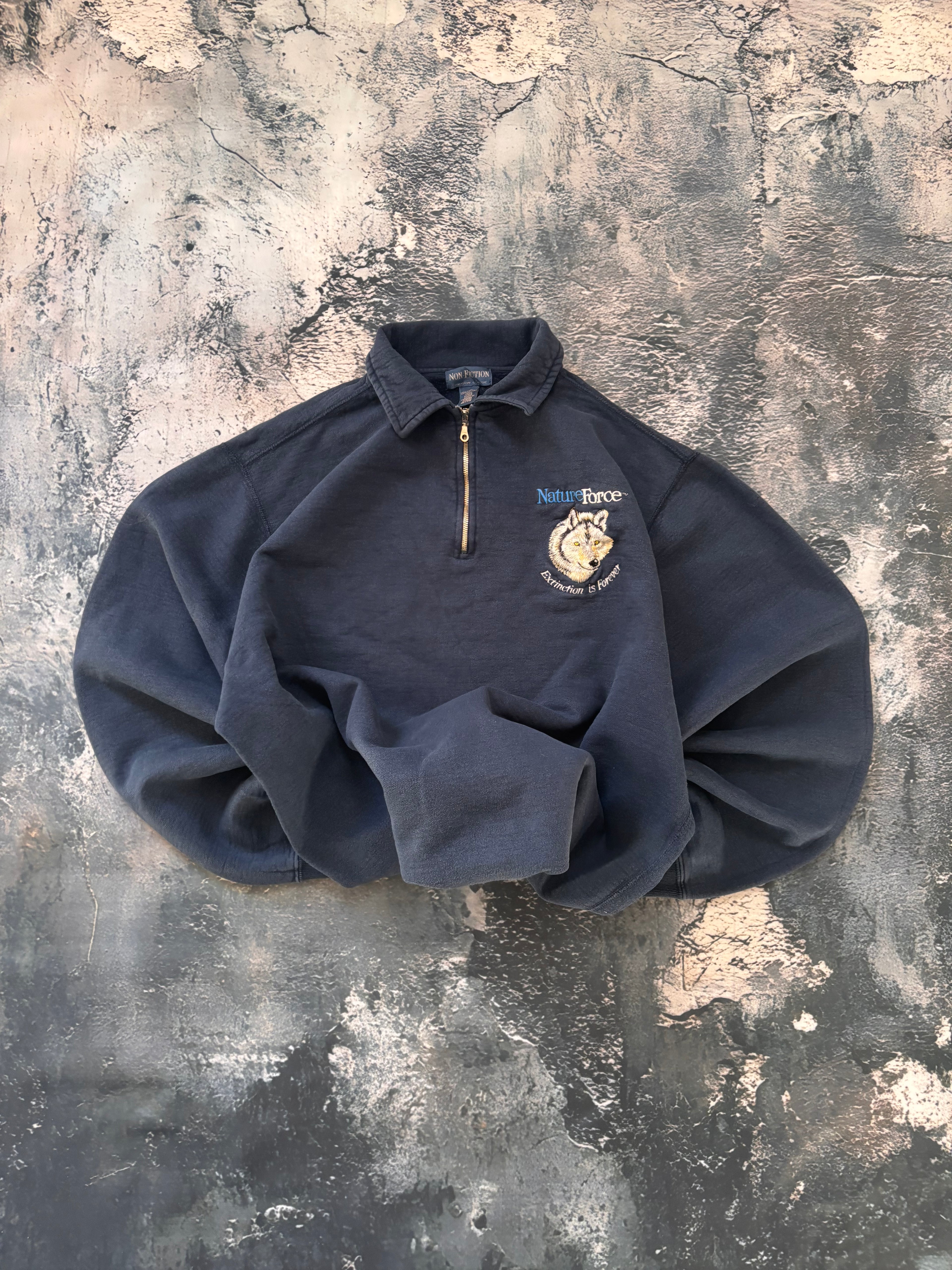 Bluza crewneck vintage wilk haft