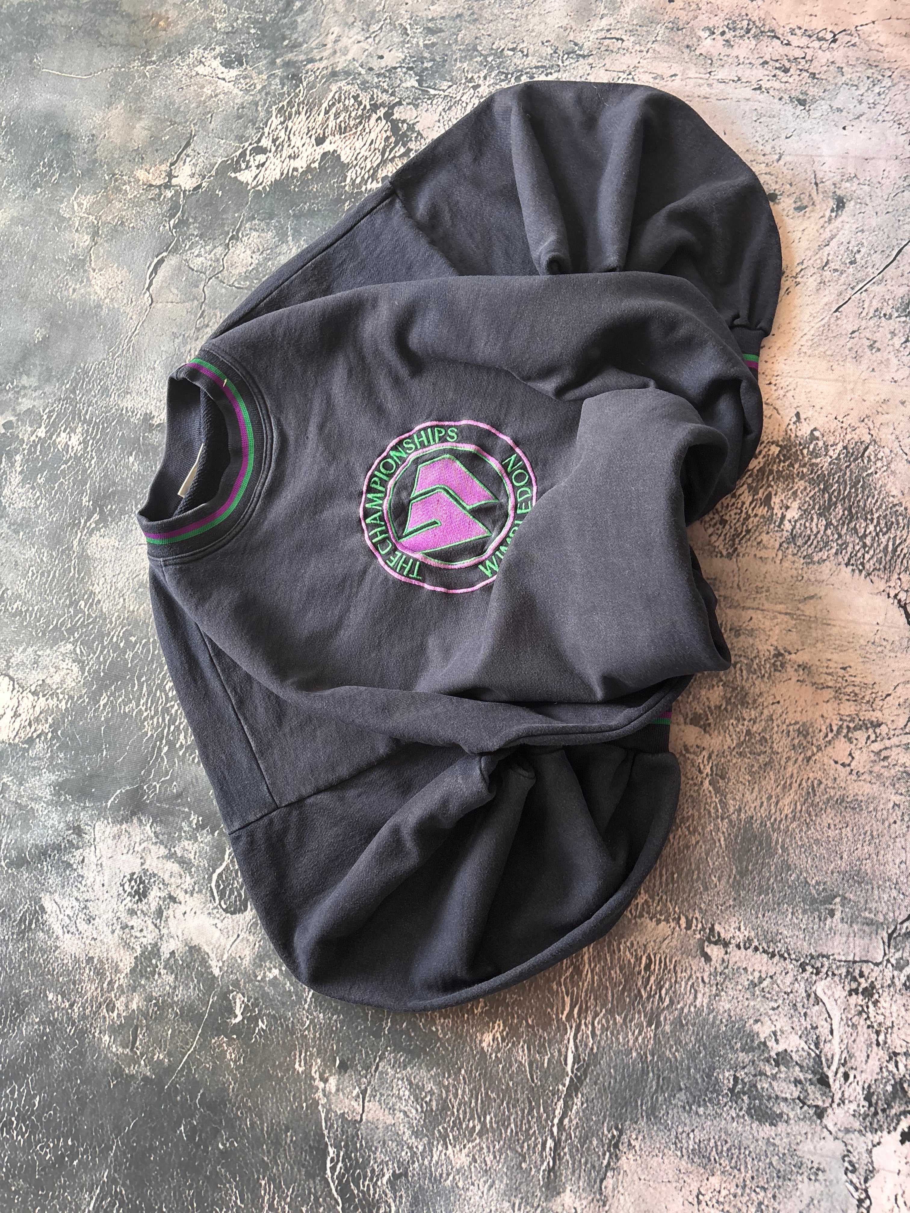 Bluza crewneck oversize vintage oldschool retro 90s streetwear graphic WILMBLEDON