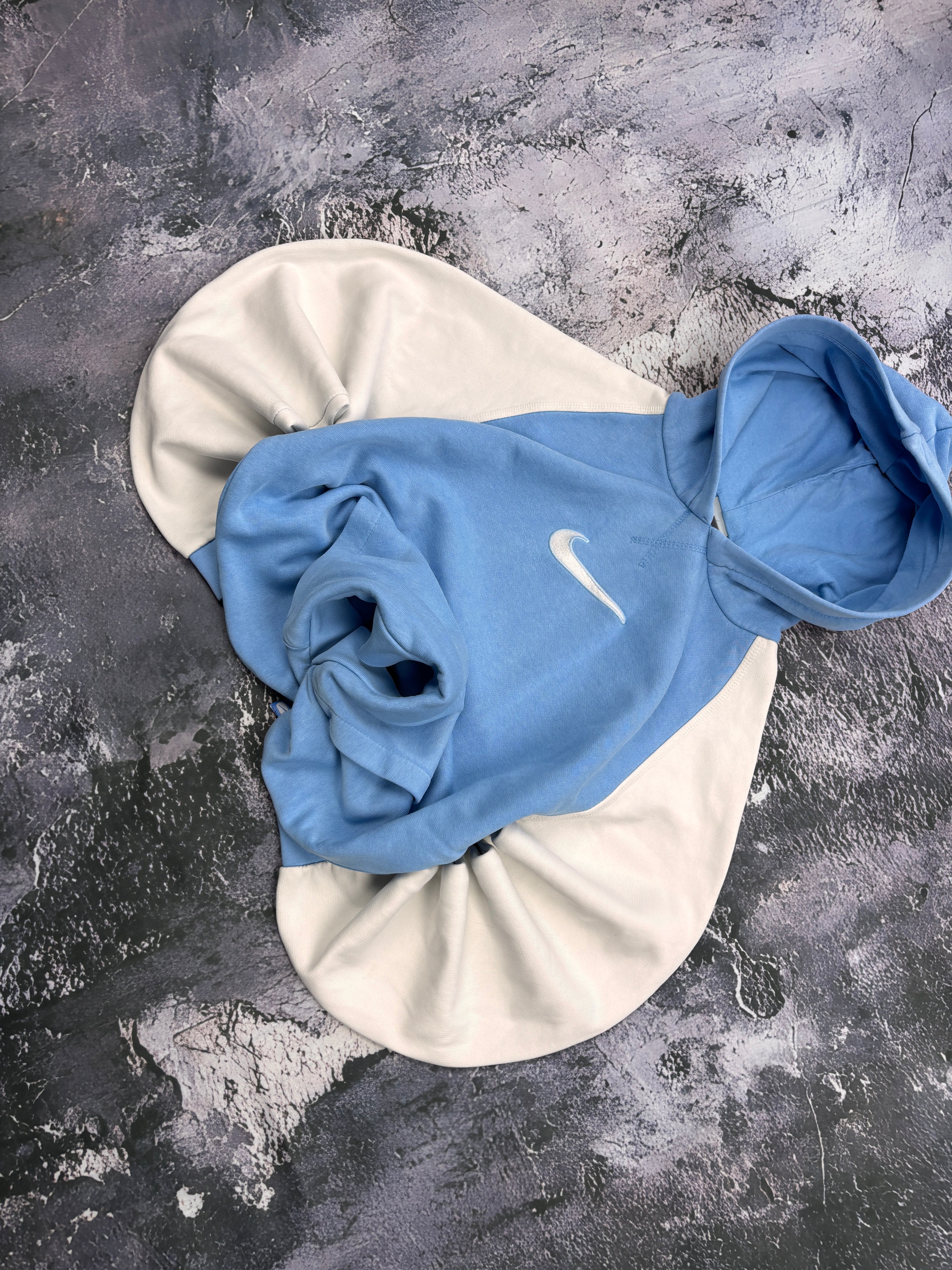 BLUZA HOODIE BLUE NIKE VINTAGE AMERICAN STREETWEAR 90S