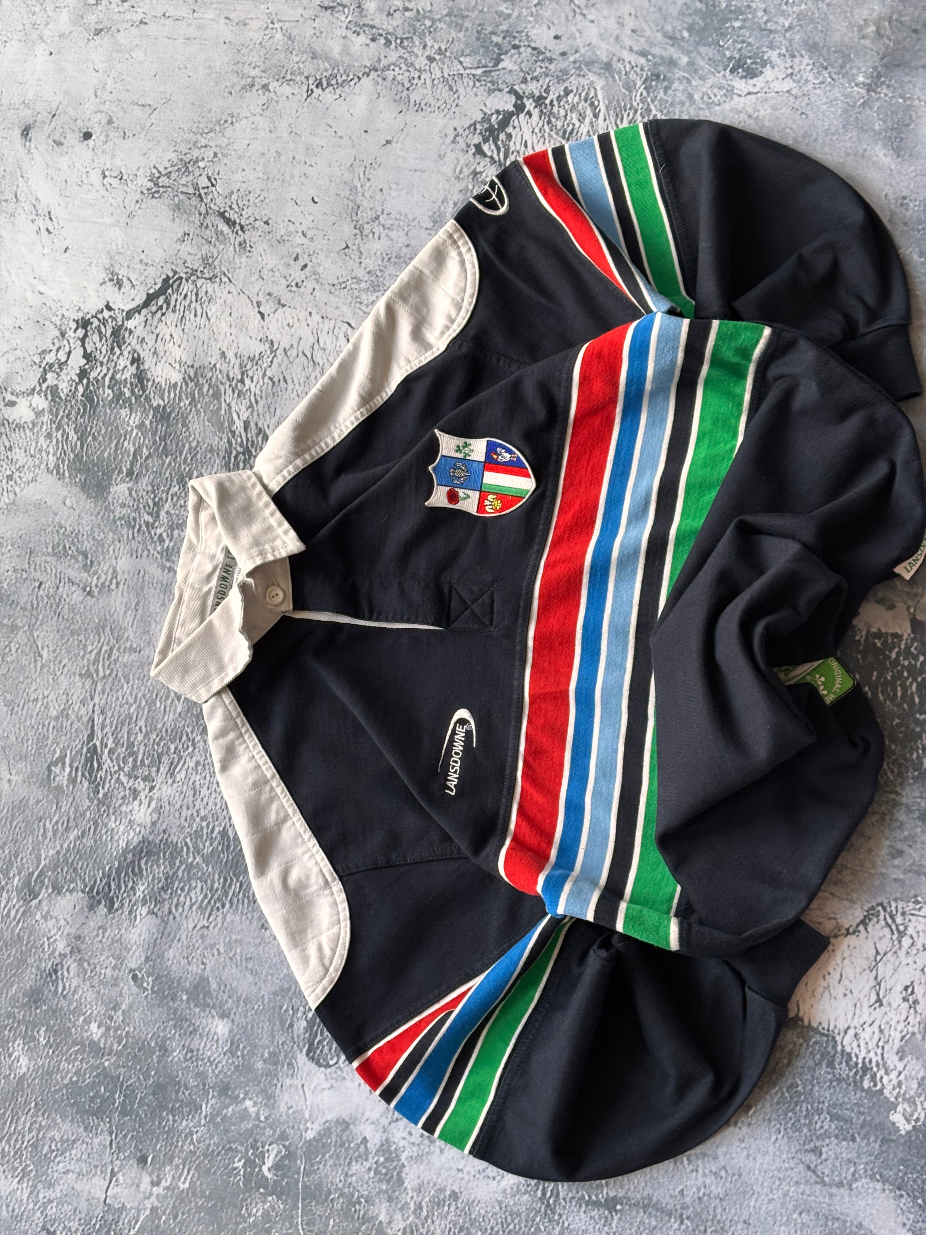 koszulka longsleeve vintage haft multicolor
