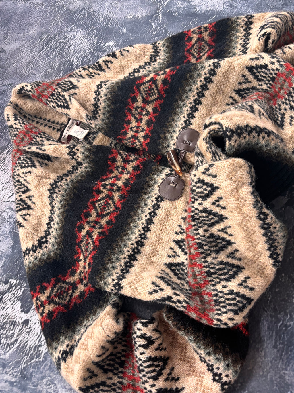 Sweter kardigan wełniany