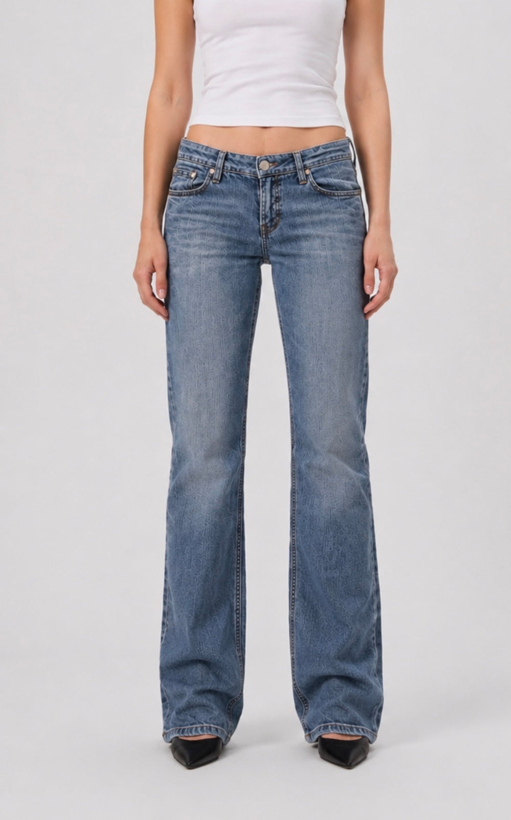 Jeans prostu krój retro y2k vintage