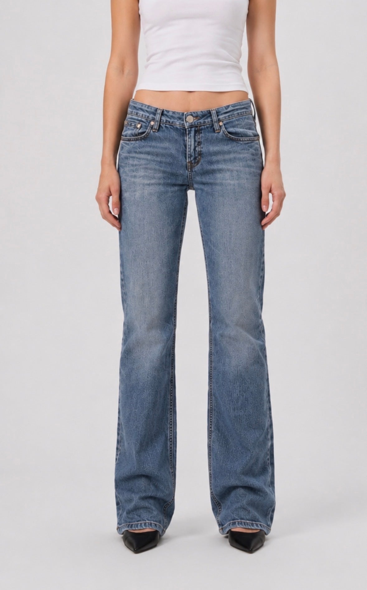 Jeans prostu krój retro y2k vintage