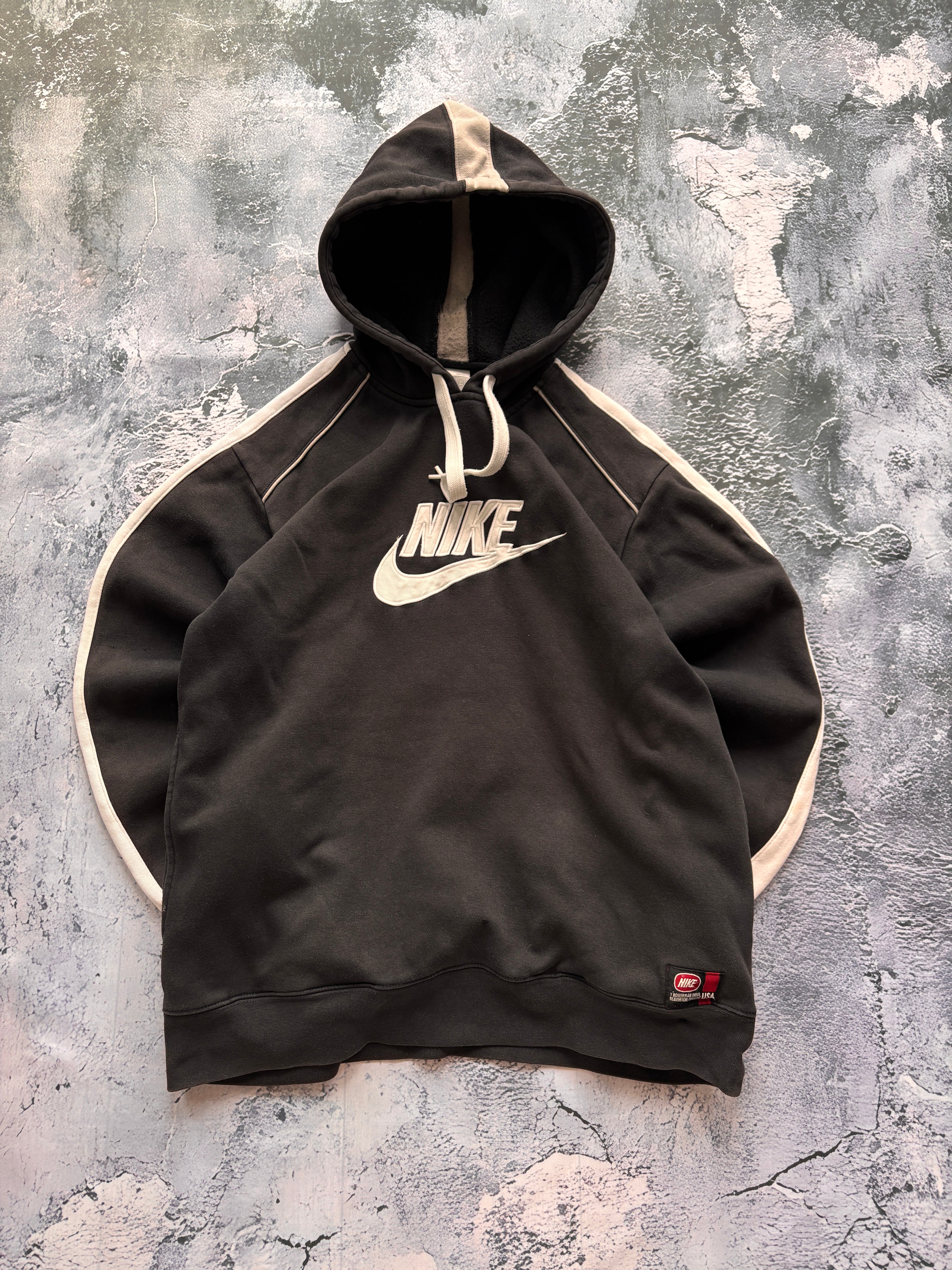 Bluza hoodie nike z lat 2000 big haft big logo vintage