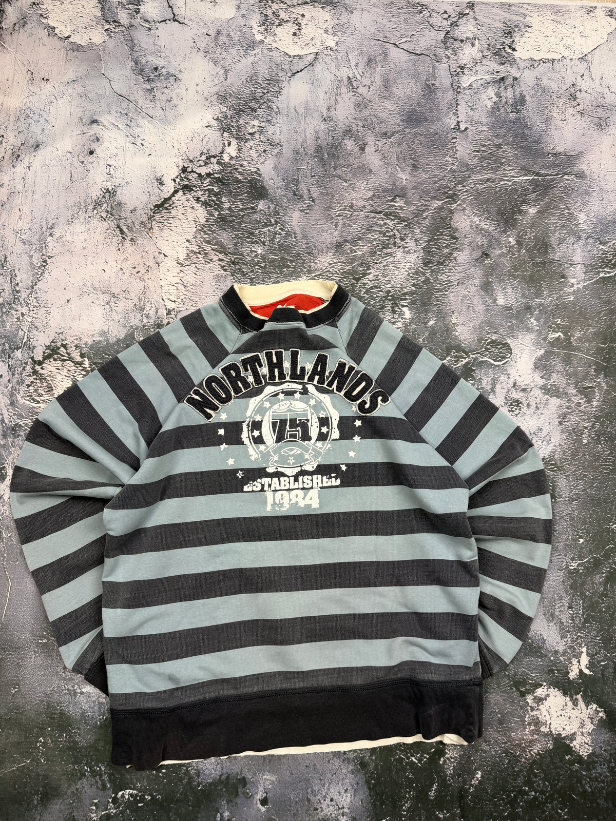 BLUZA CREWNECK Y2K UNIKATOWA VINTAGE PROSTY KRÓJ