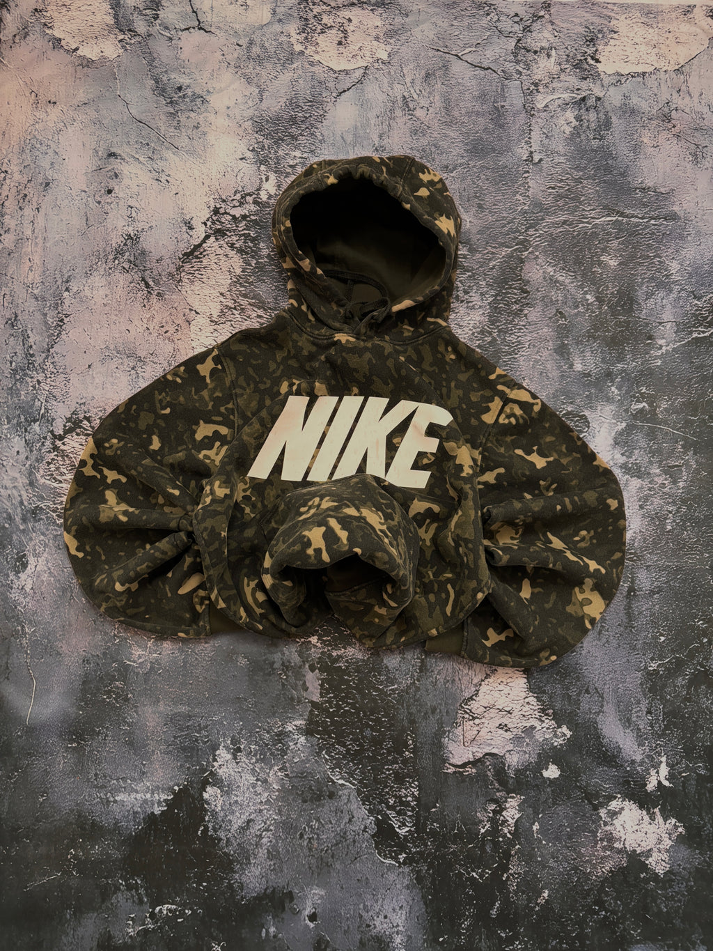 Bluza hoodie nike oversize retro swag camo