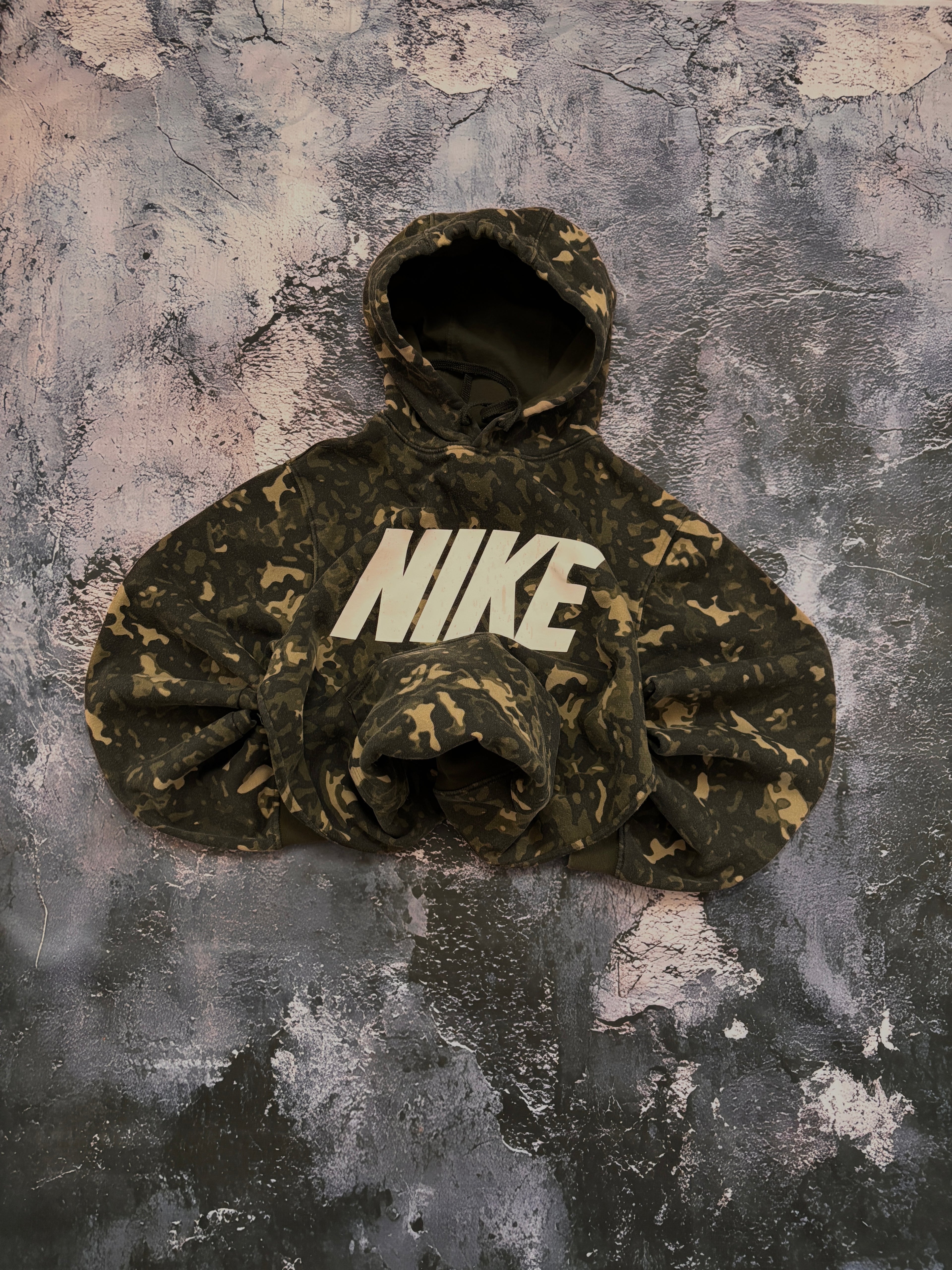 Bluza hoodie nike oversize retro swag camo