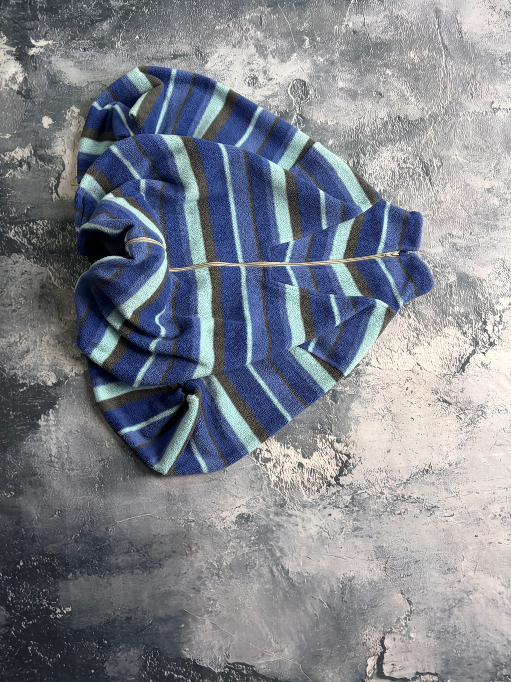 polar bluza  vintage niebieski