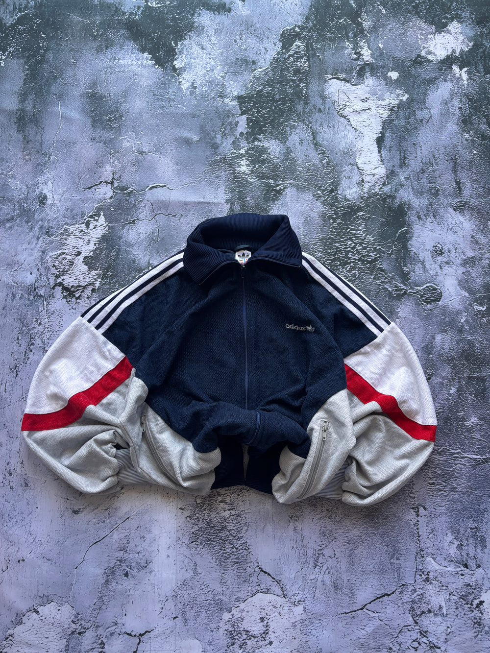 BLUZA ZIP PASKI LATA 90 VINTAGE OVERSIZE BAGGY