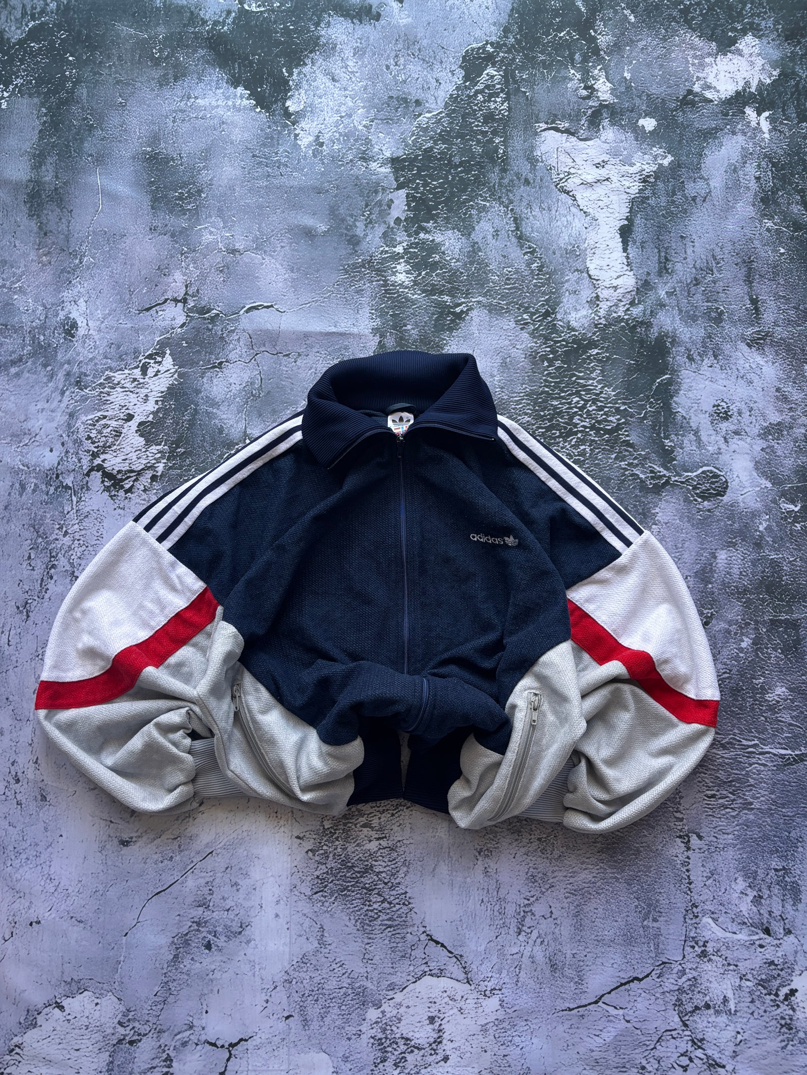BLUZA ZIP PASKI LATA 90 VINTAGE OVERSIZE BAGGY