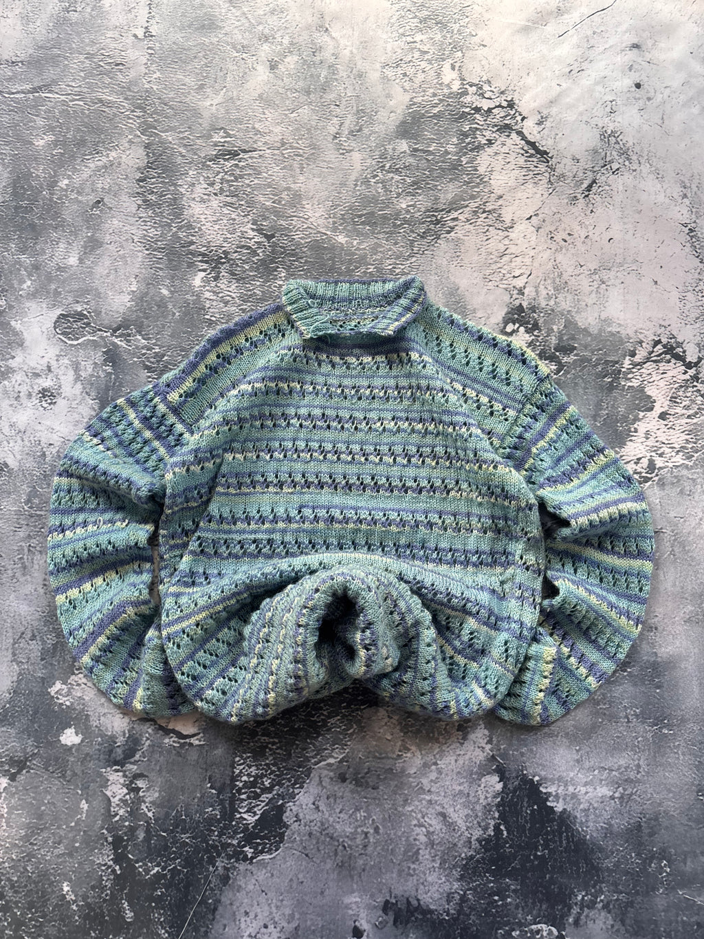 sweter niebieski vintage