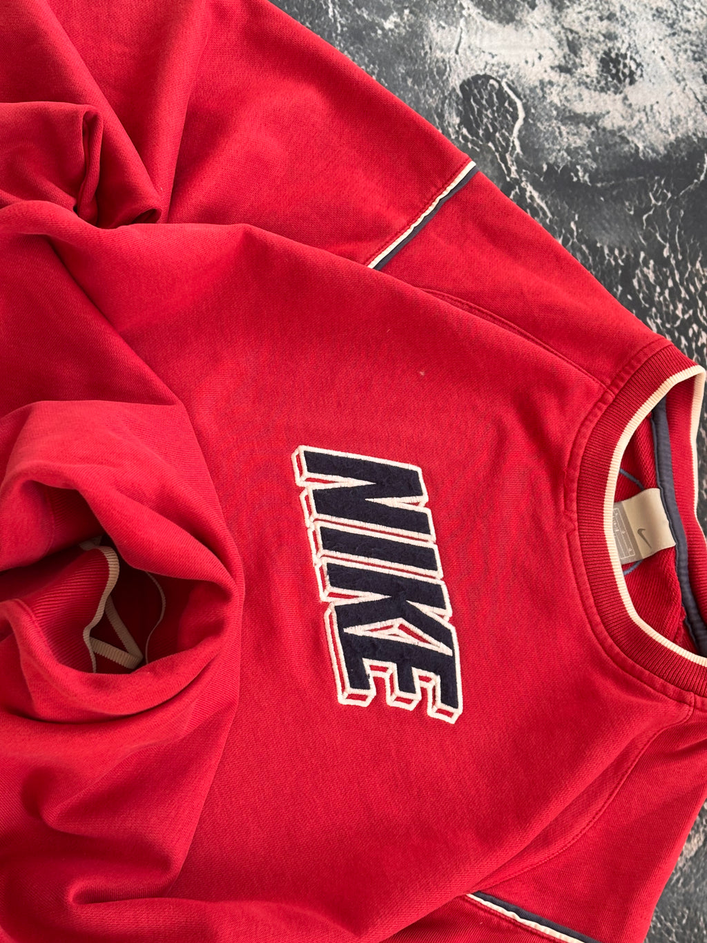 Bluza nike czerwona red big logo