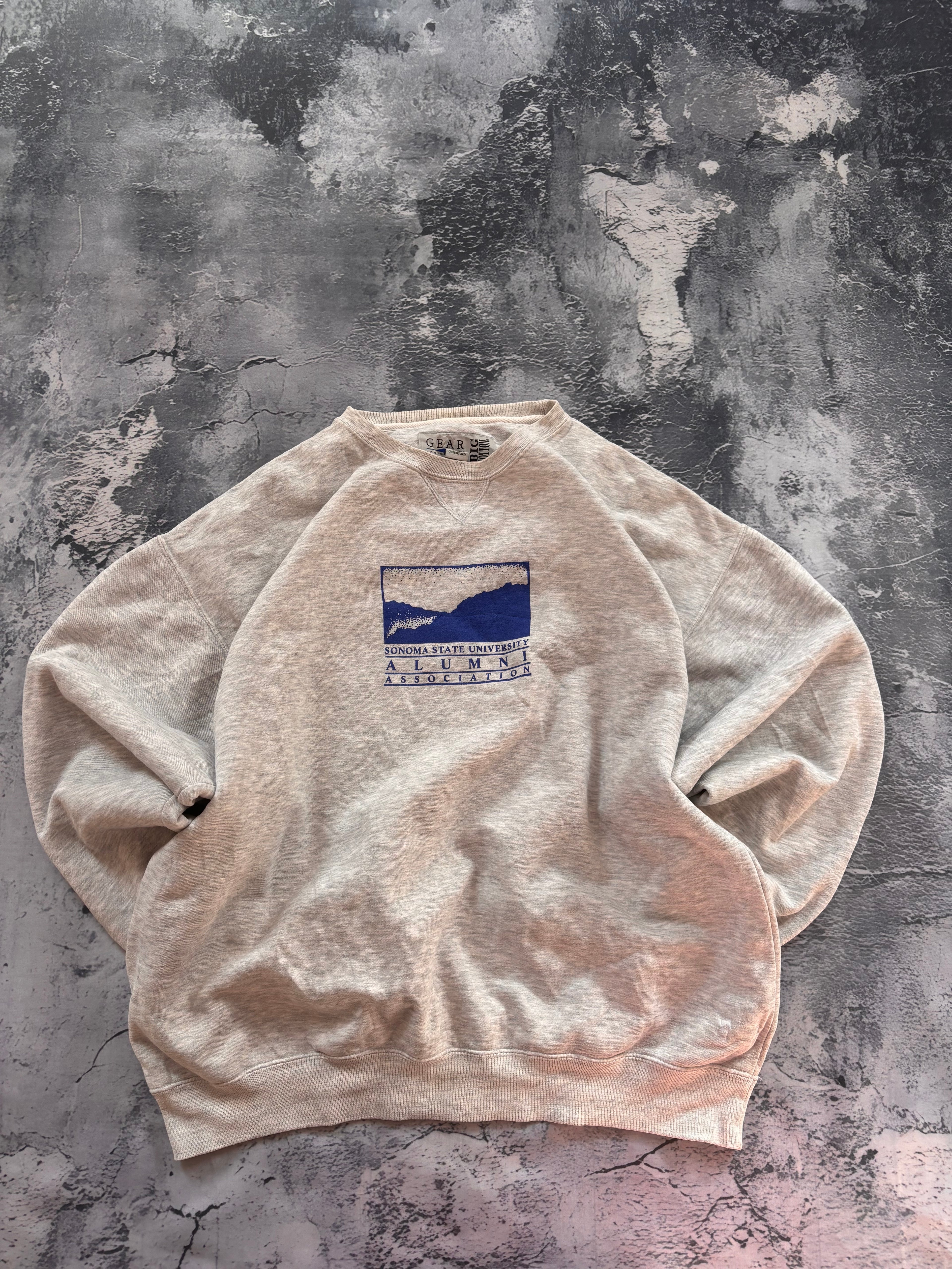 Bluza crewneck oversize w stylu vintage oldschool retro 90s american streetwear premium stan