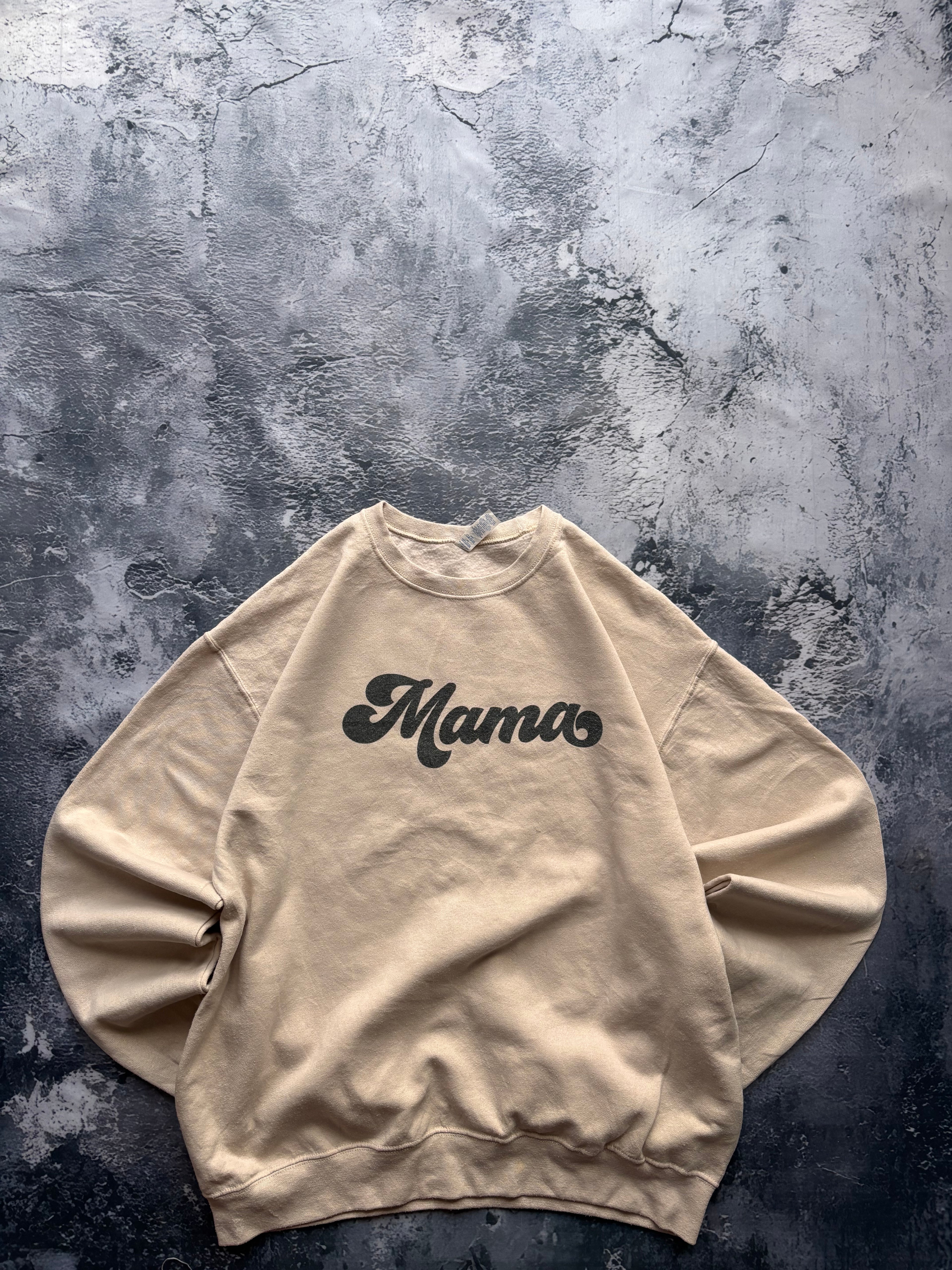 Bluza crewneck oversize  vintage oldschool retro streetwear Mama