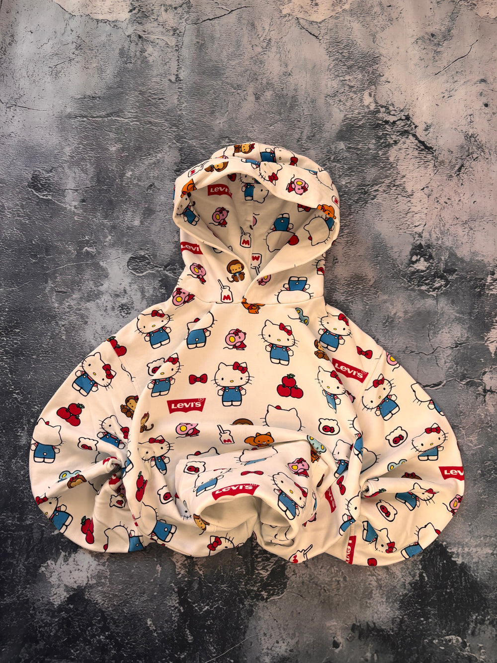 Bluza hoodie LEVIS HELLO KITY VINTAGE OVERSIZE