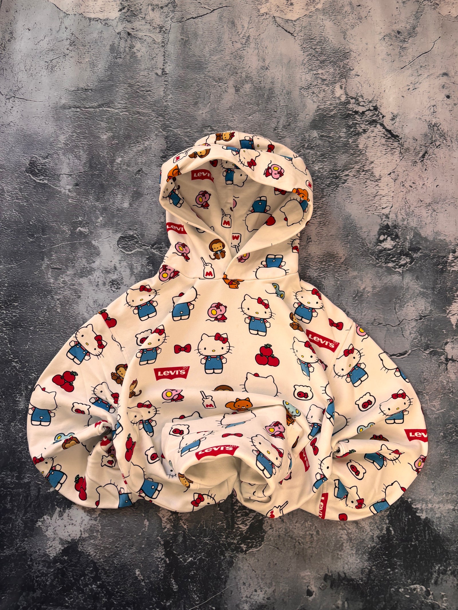 Bluza hoodie LEVIS HELLO KITY VINTAGE OVERSIZE