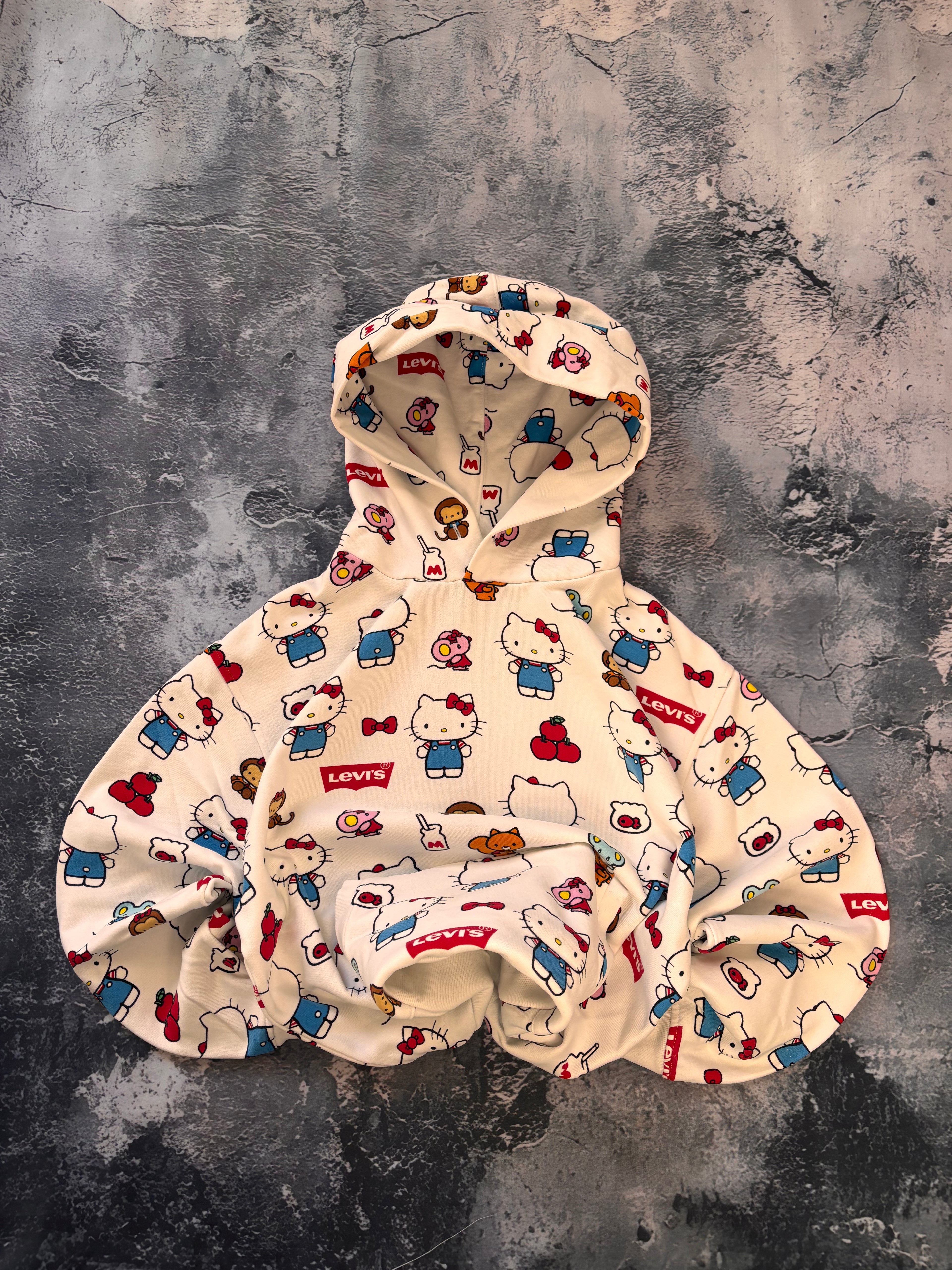 Bluza hoodie LEVIS HELLO KITY VINTAGE OVERSIZE