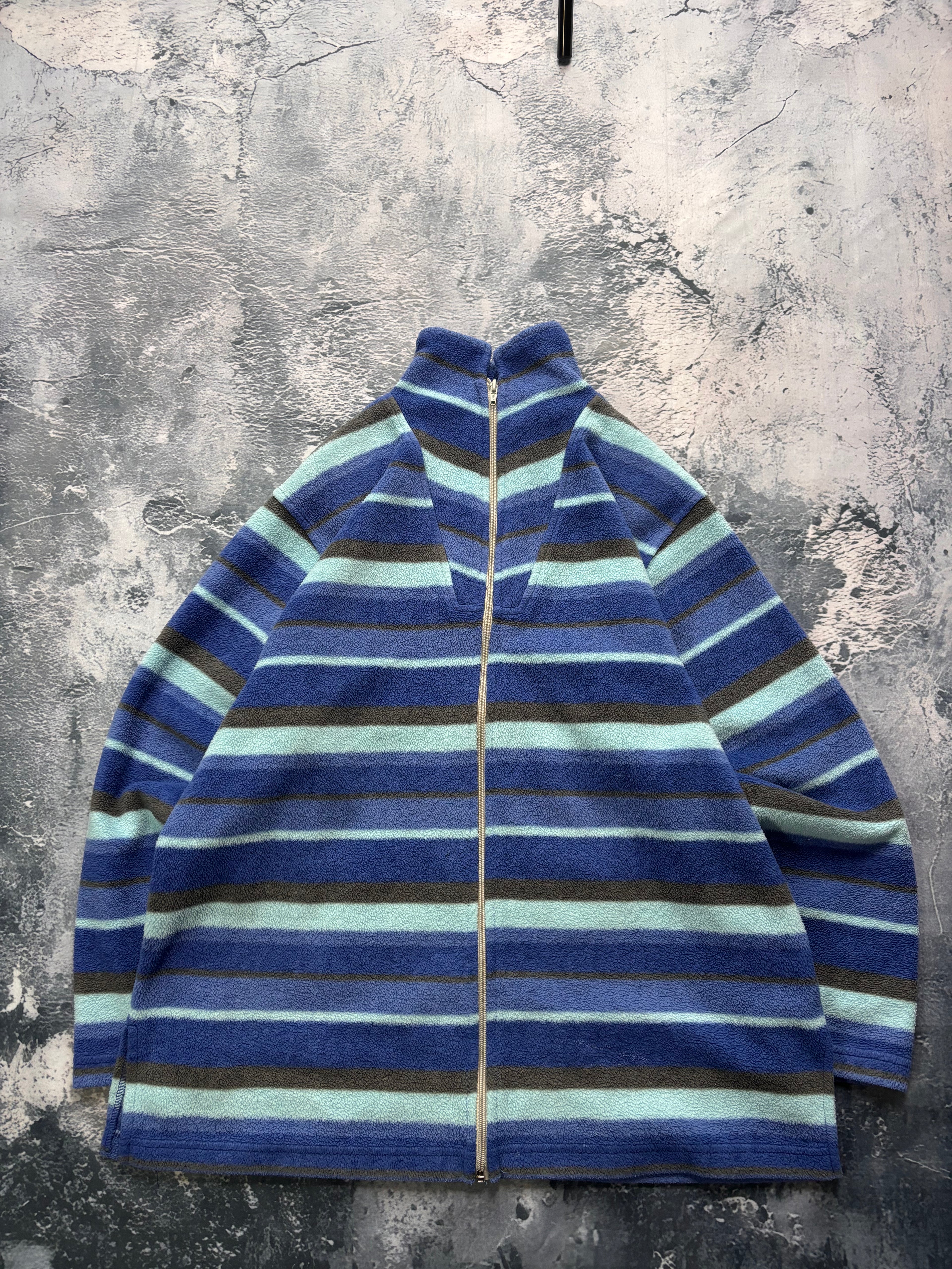 polar bluza  vintage niebieski