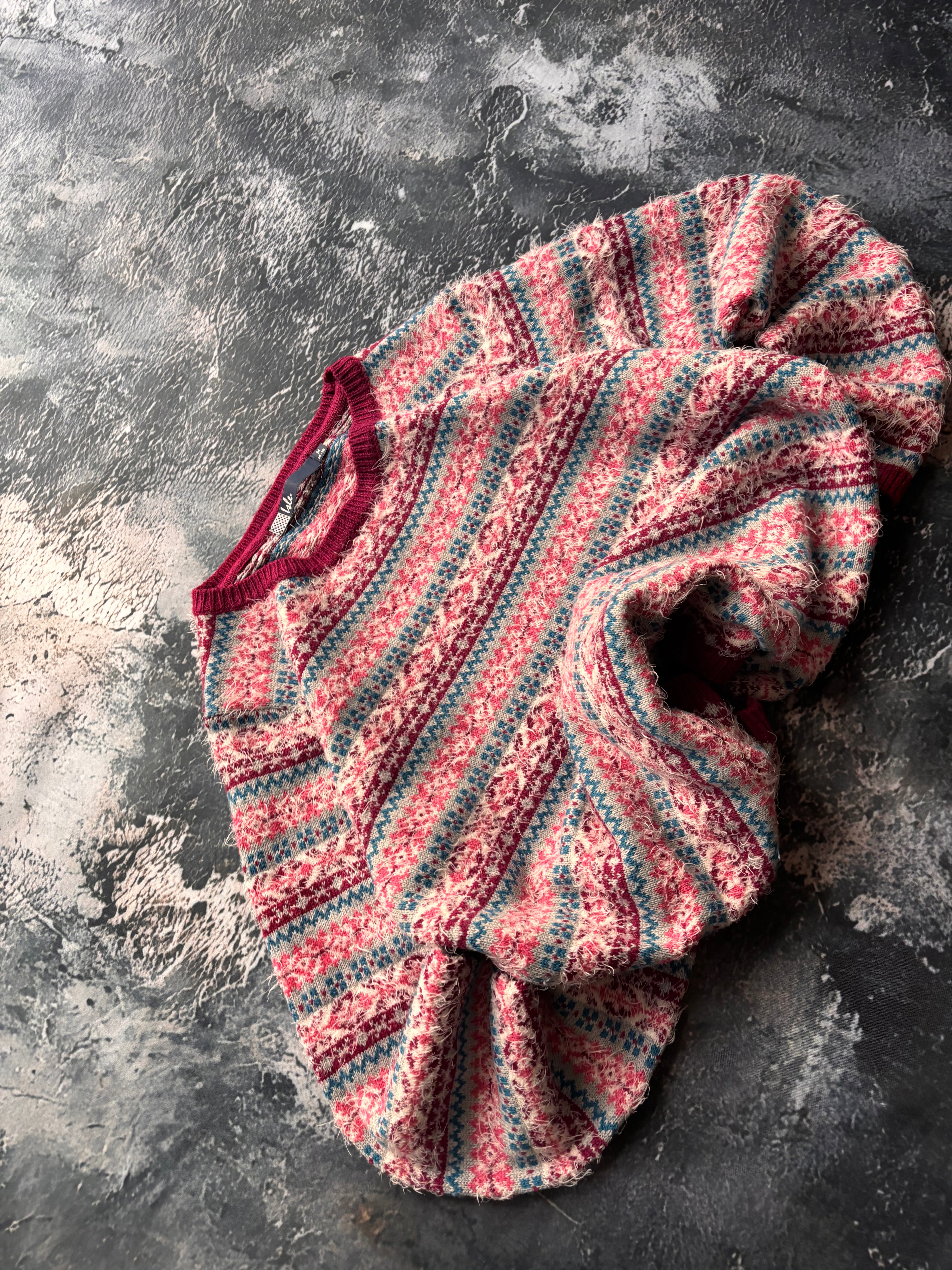 sweter multicolor rozmiar m