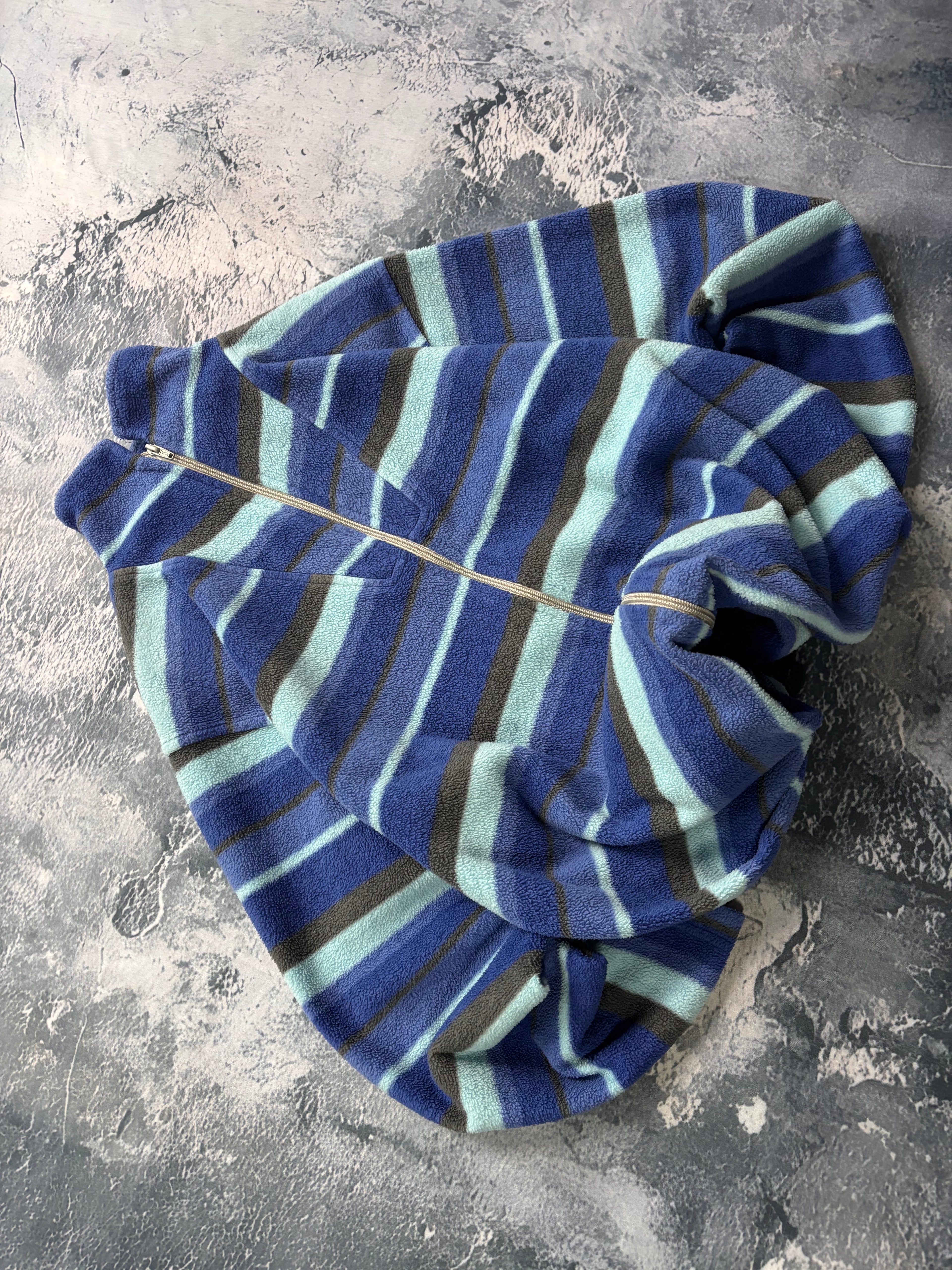 polar bluza  vintage niebieski