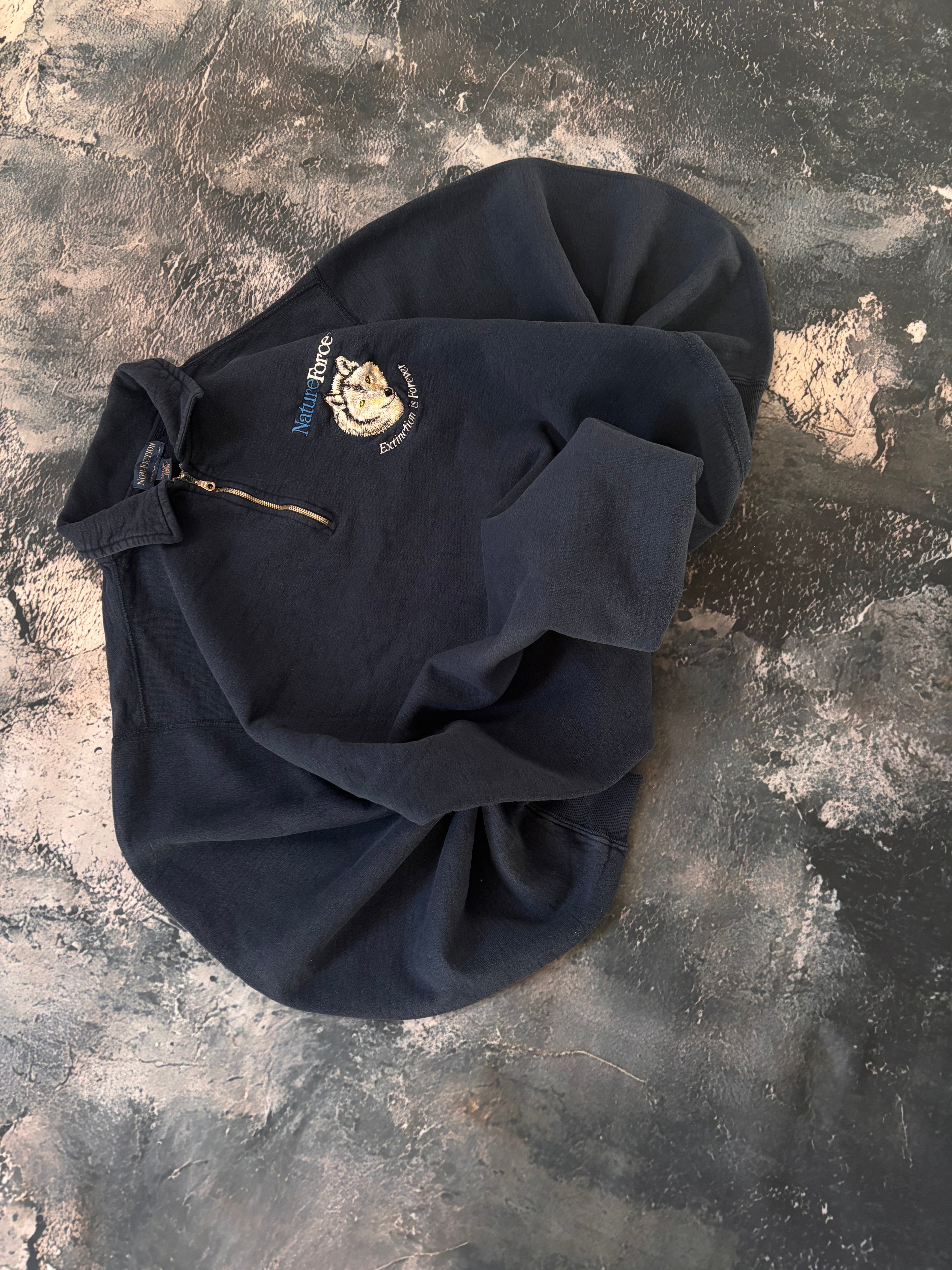 Bluza crewneck vintage wilk haft