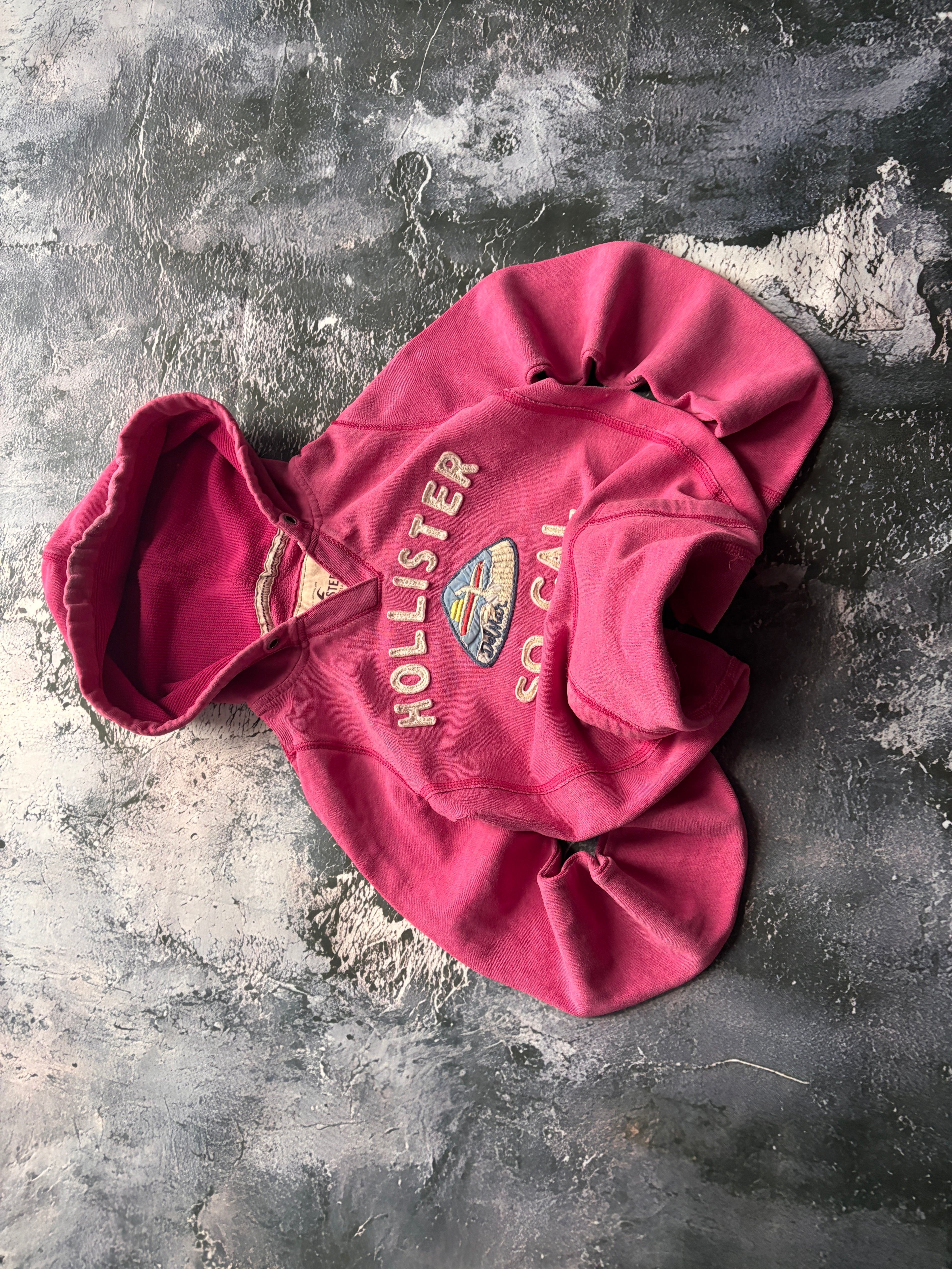 bluza HOLLISTER PRZYLEGAJĄCY  krój vintage retro unikatowa pink