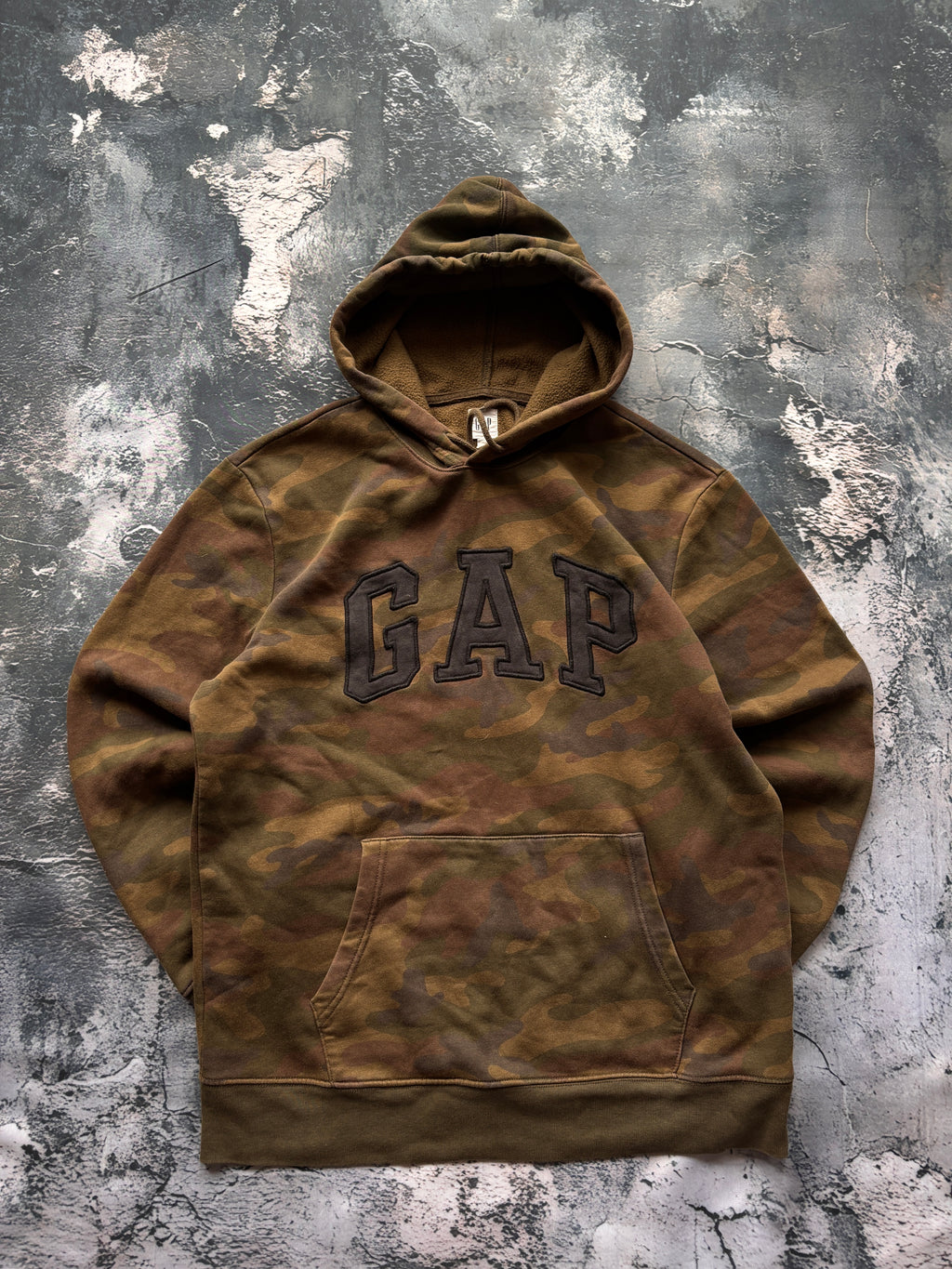 bluza hoodie GAP CAMO MORO oversize