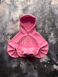 Bluza hoodie pink GAP retro american streetwear 90s prosty krój