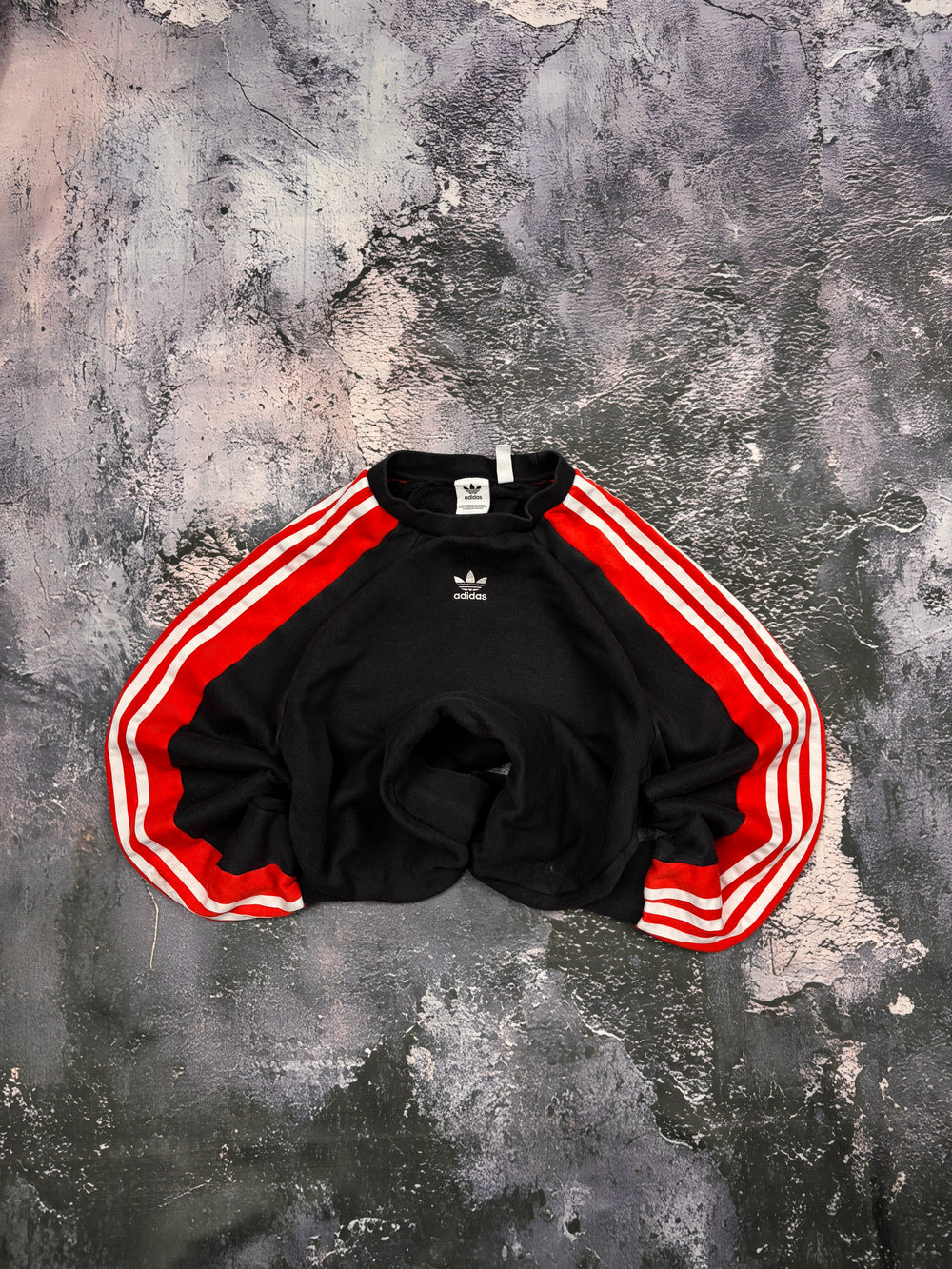 BLUZA CREWNECK ADIDAS W PASKI KLASYCZNA PROSTY KRÓJ