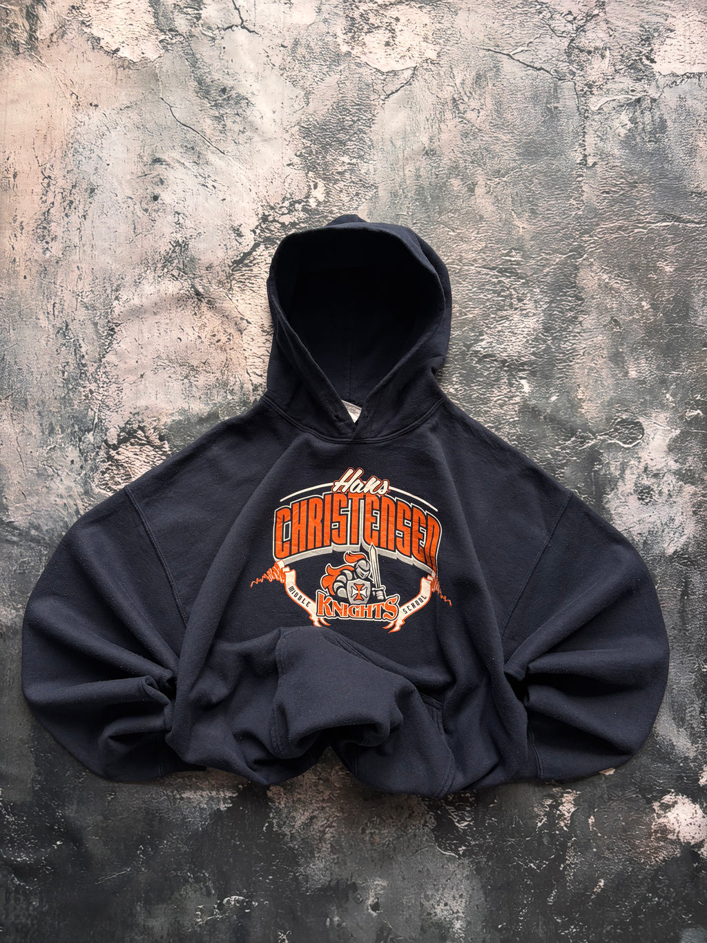 Bluza hoodie uniwersytecka vintage 90s retro