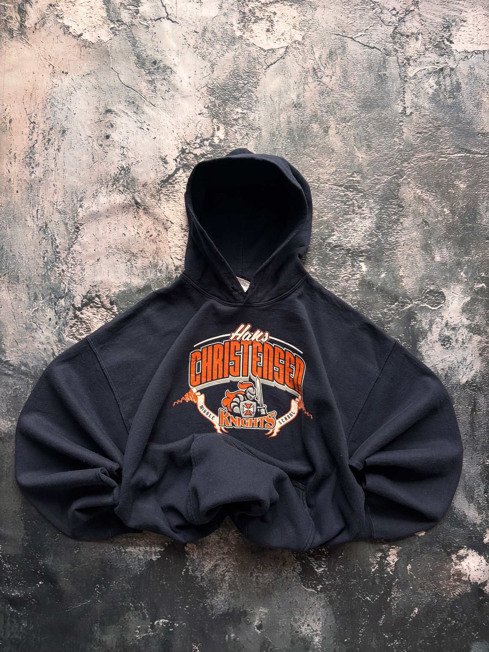 Bluza hoodie uniwersytecka vintage 90s retro
