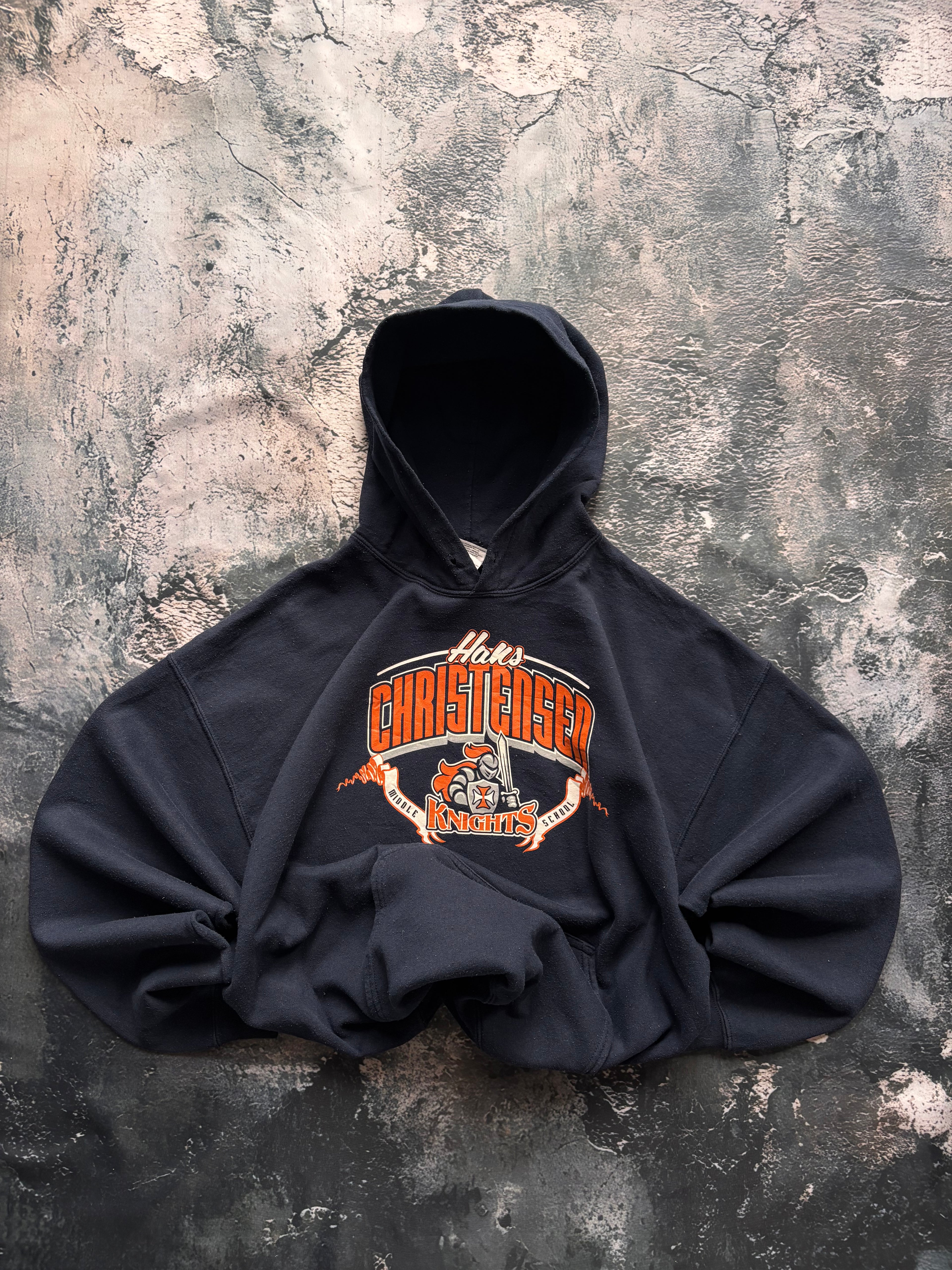 Bluza hoodie uniwersytecka vintage 90s retro