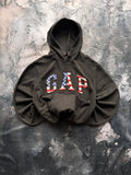 bluza hoodie oversize GAP USA vintage szara