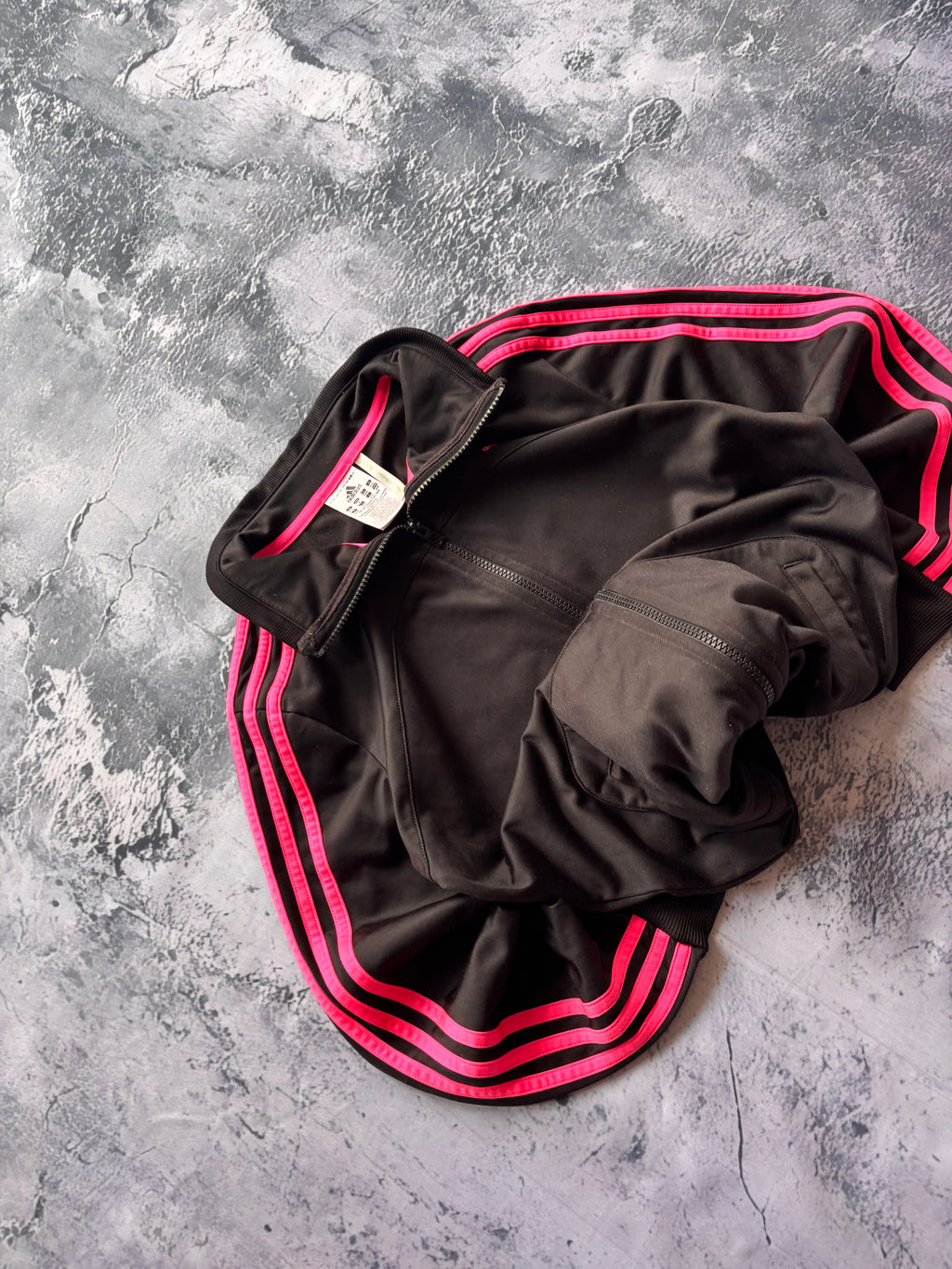 bluza adidas zip czarna vintage retro