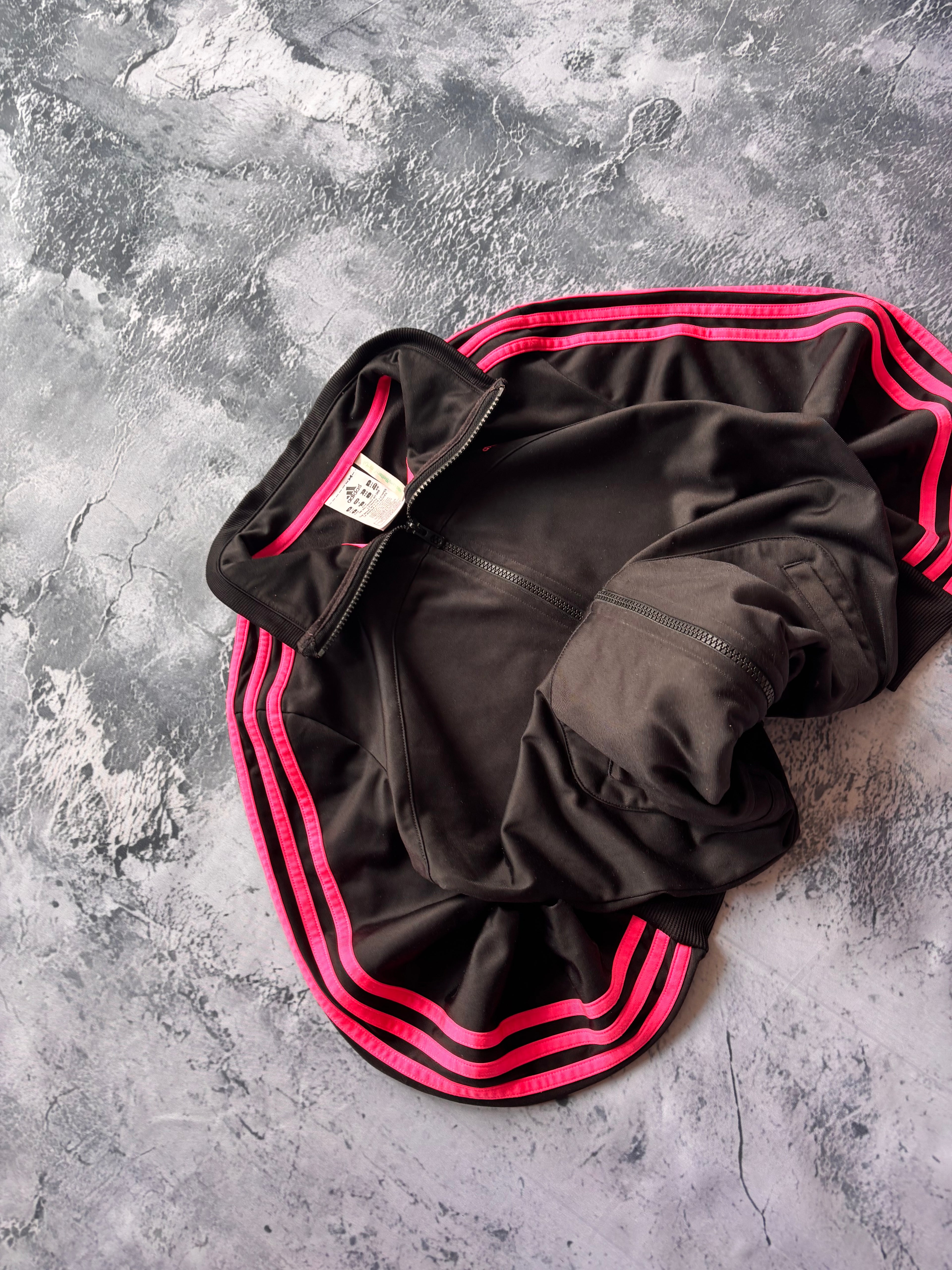 bluza adidas zip czarna vintage retro