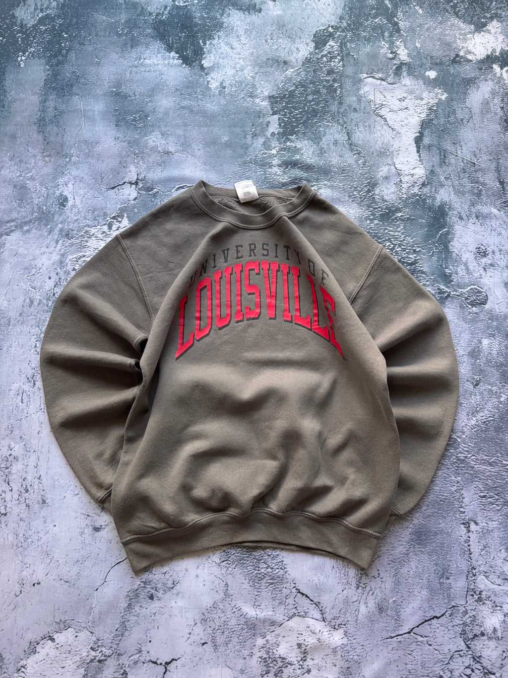 bluza crewneck vintage uniwersytecka oversize