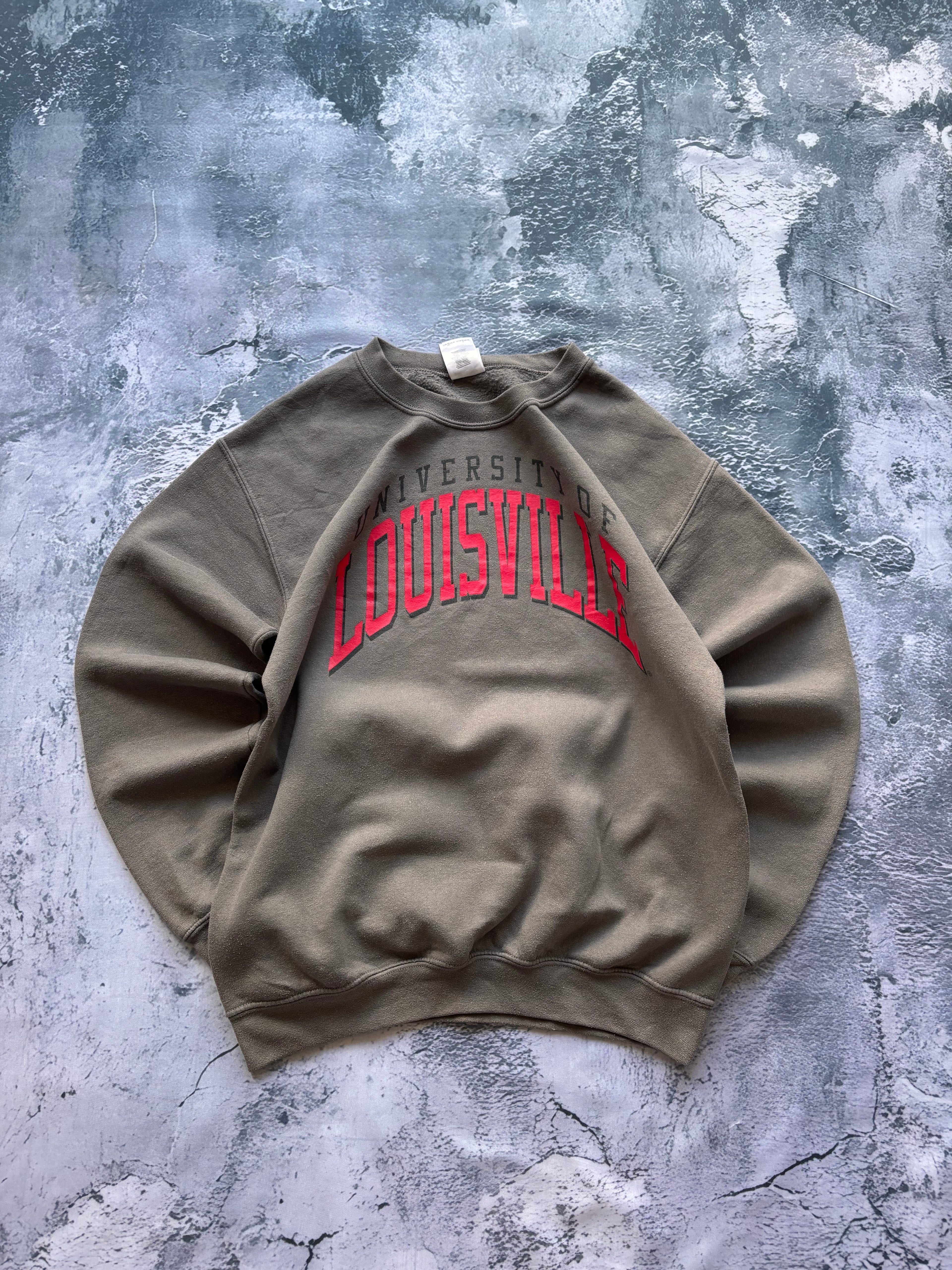 bluza crewneck vintage uniwersytecka oversize