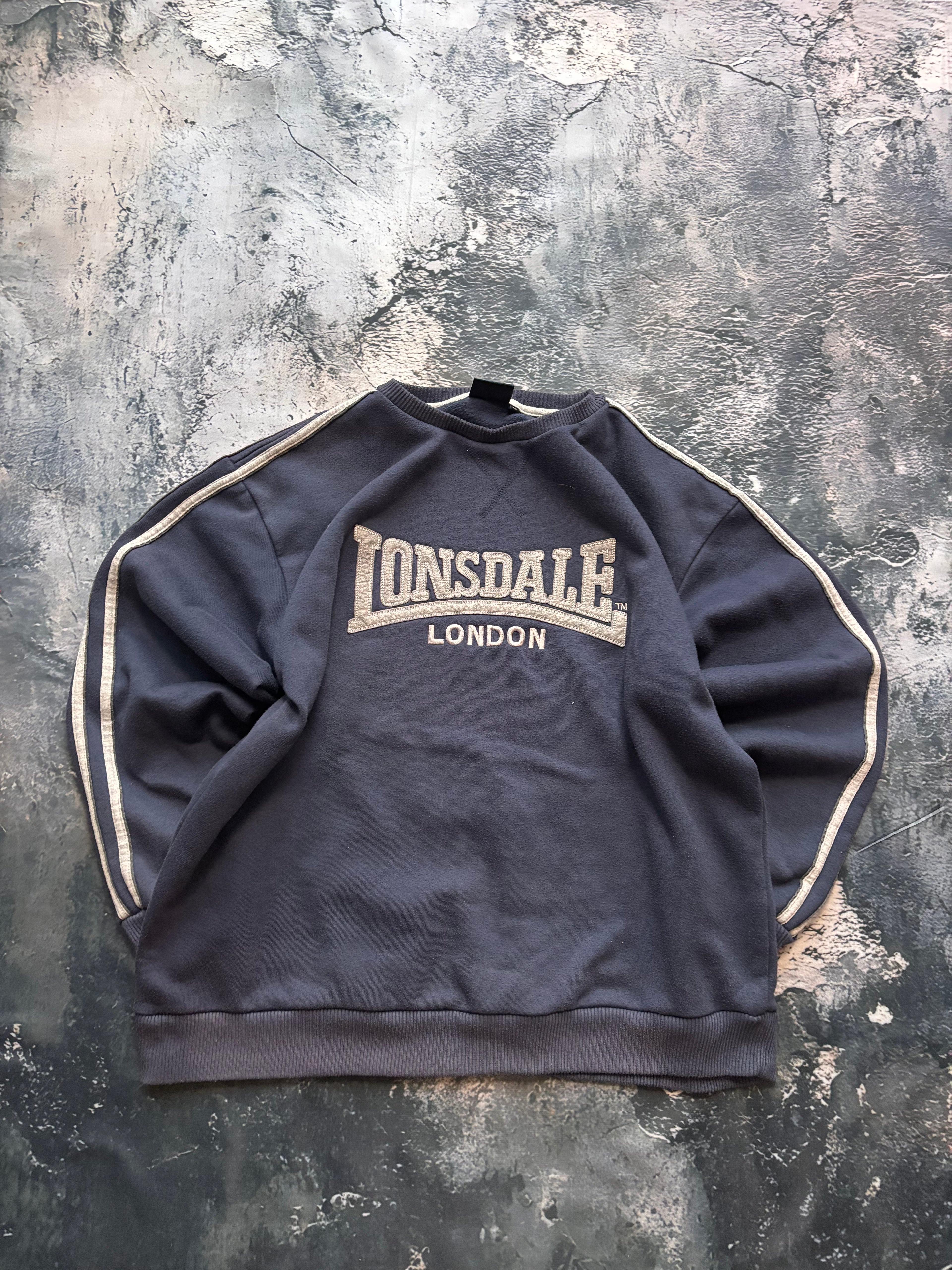 bluza crewneck LONSDALE vintage retro american streetwear