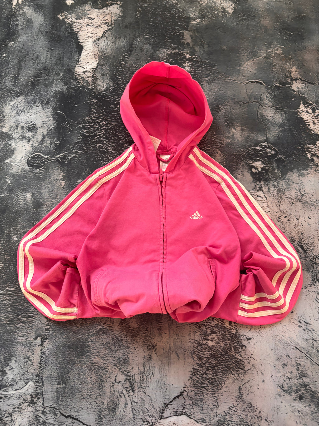 Bluza adidas zip w paski stripe