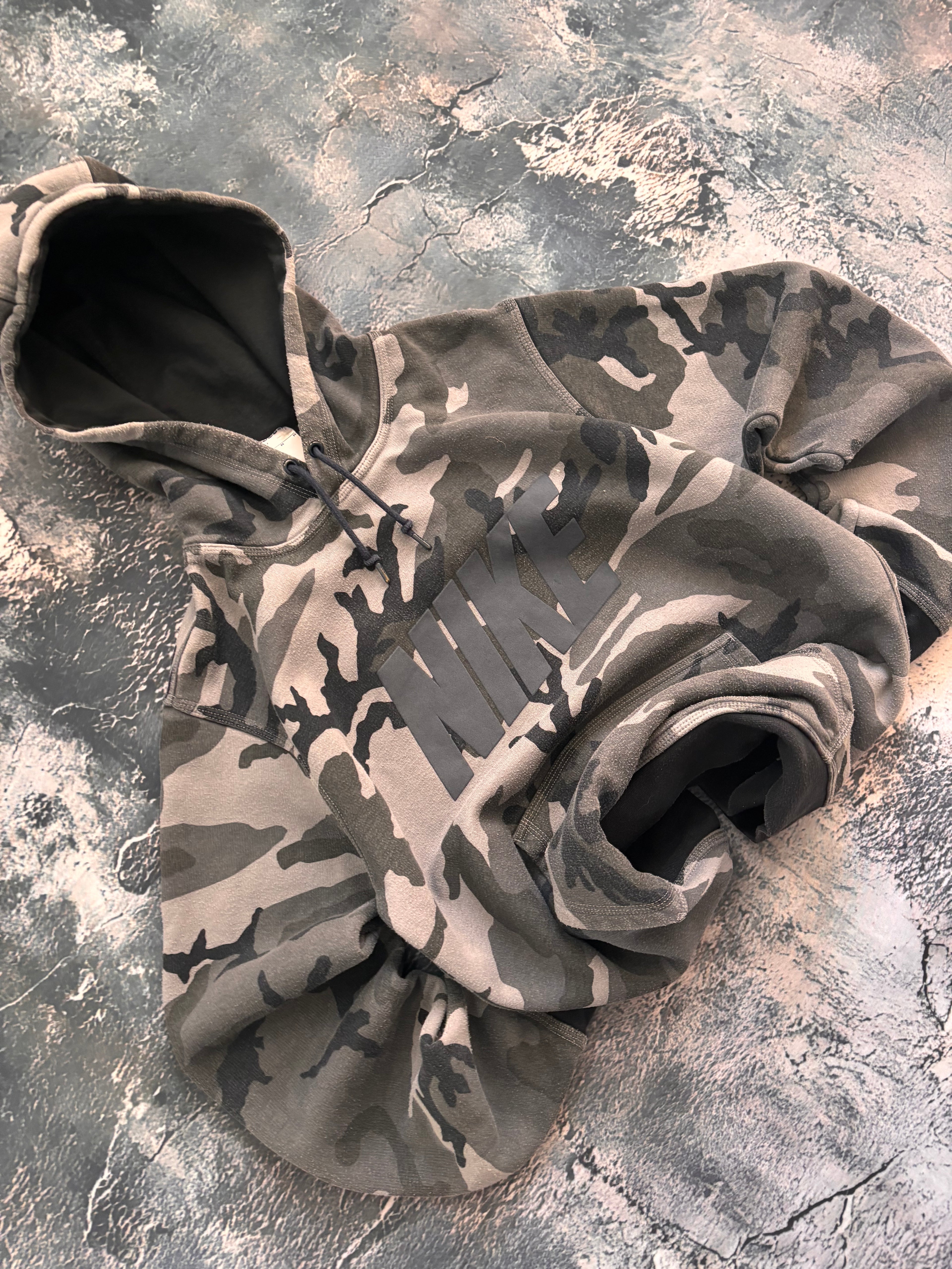 Bluza hoodie oversize vintage oldschool retro streetwear nike camo american college 90s