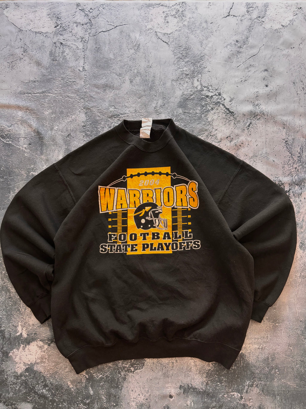 bluza czarna WARRIORS 2004 oversize