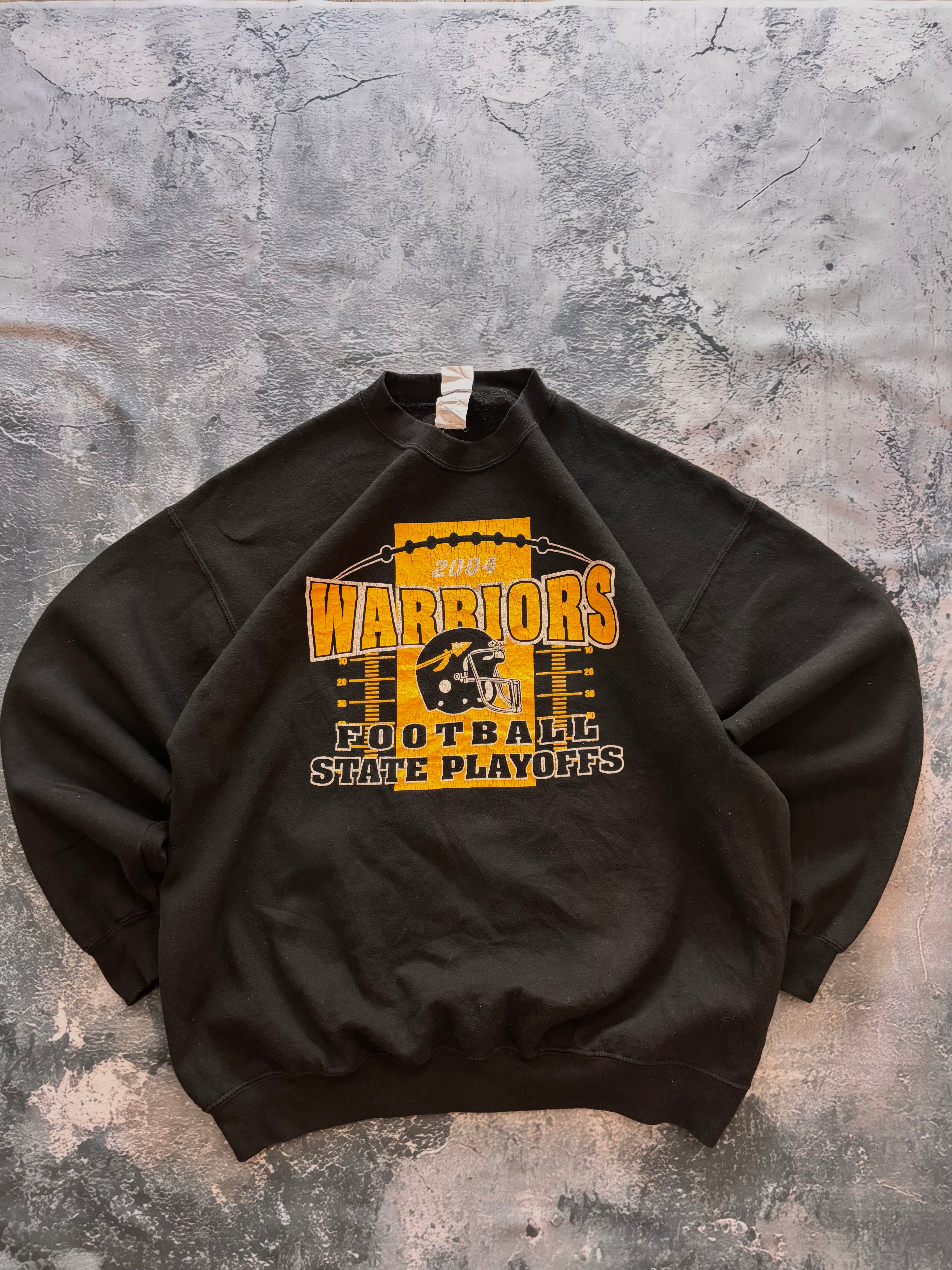 bluza czarna WARRIORS 2004 oversize