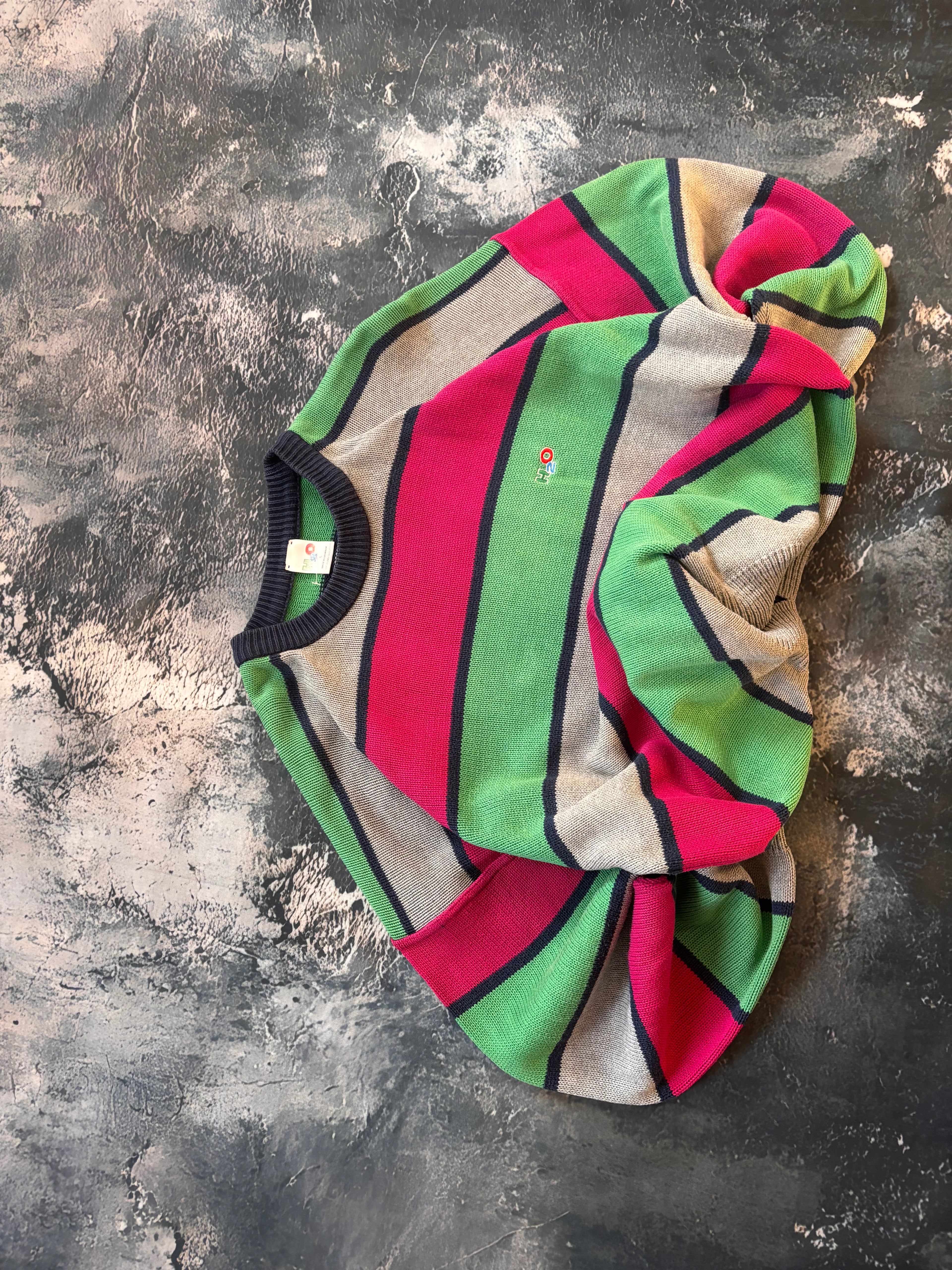 sweter bawełna multicolor