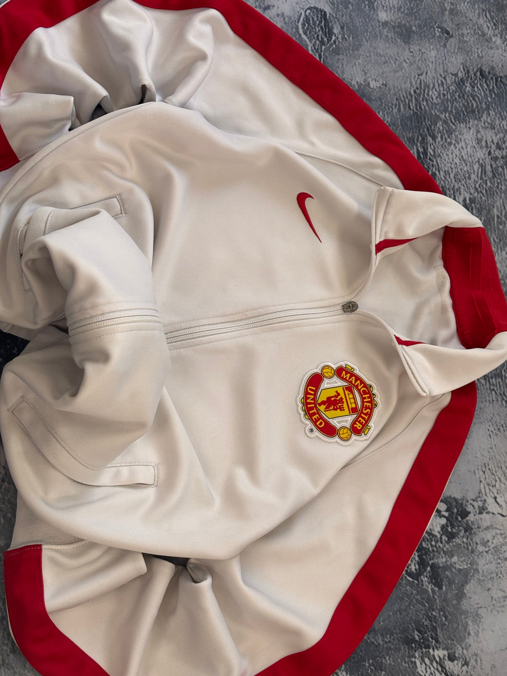 bluza zip sportowa NIKE MANCHESTER retro vintage
